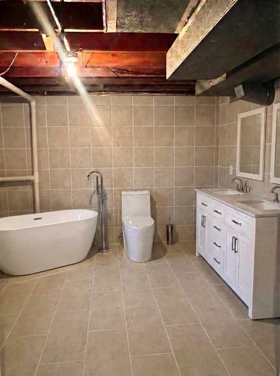 Exhaust fan replacement with quiet ventilation and integrated light - AI