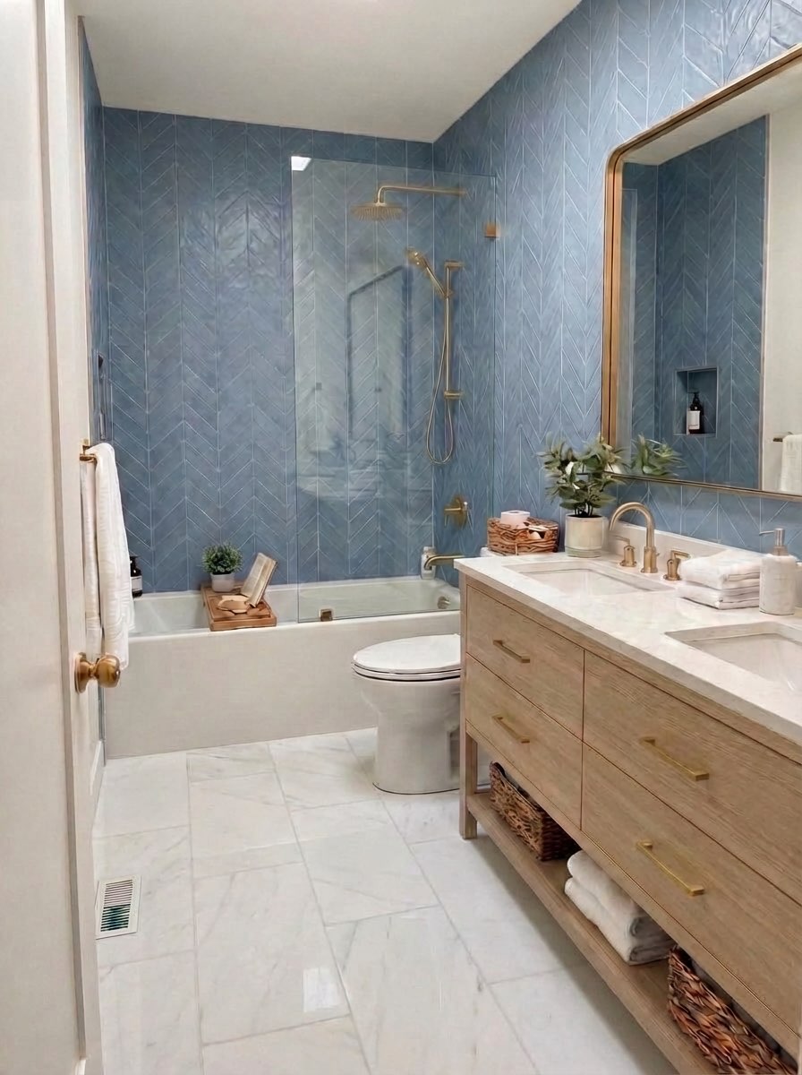 Bathroom mirror upgrade to backlit LED medicine cabinet - AI tool