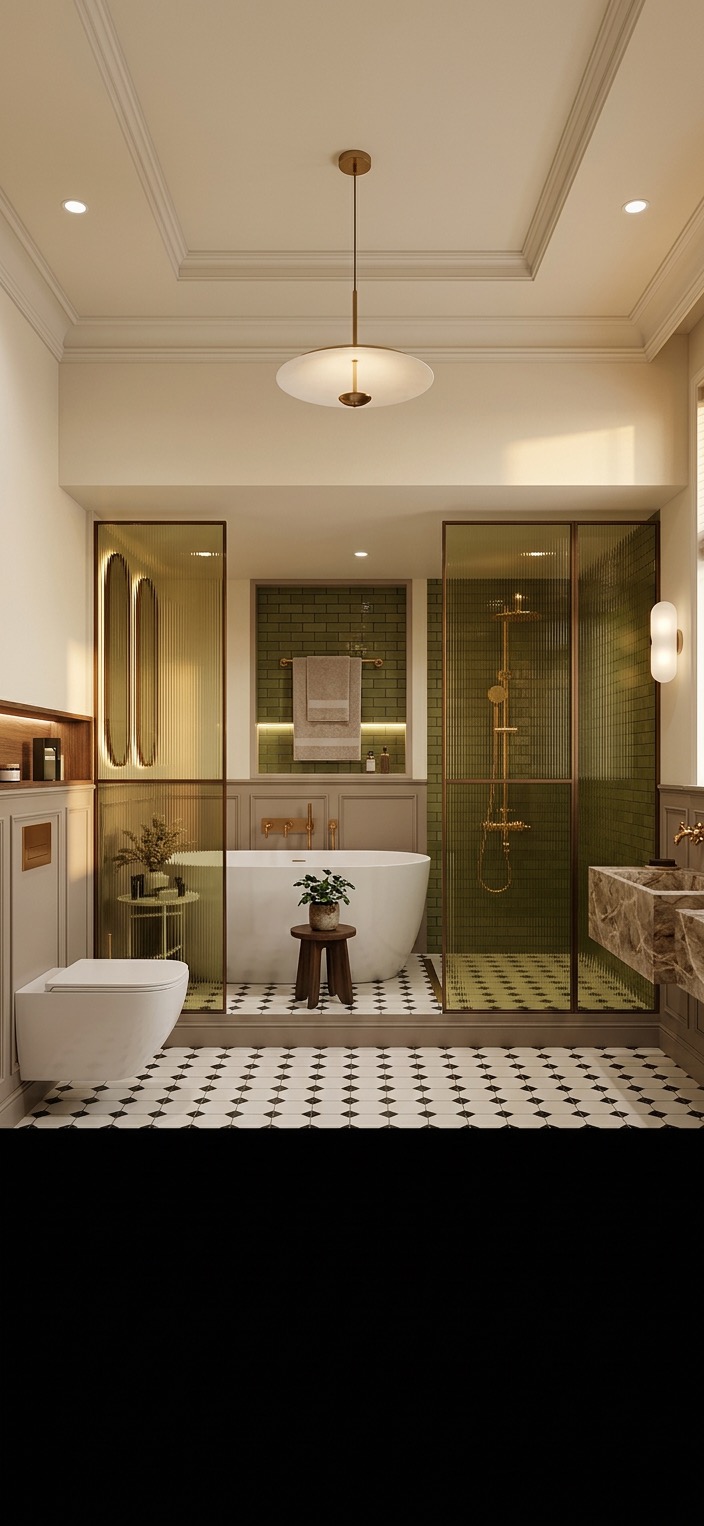 Moroccan-inspired bathroom design from ornate style reference photo