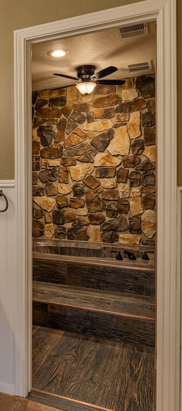 Hollywood glam bathroom design generated from reference photo - AI tool