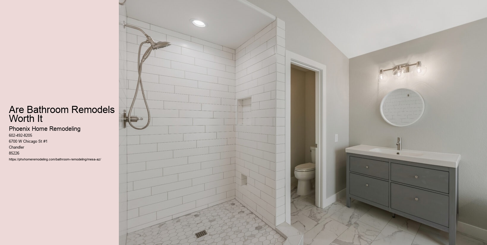 Are Bathroom Remodels Worth It