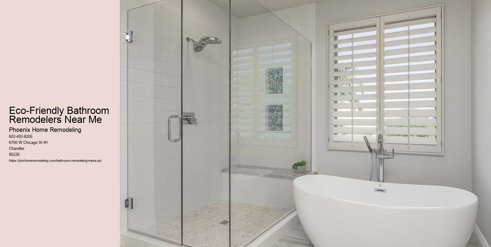 Eco-Friendly Bathroom Remodelers Near Me