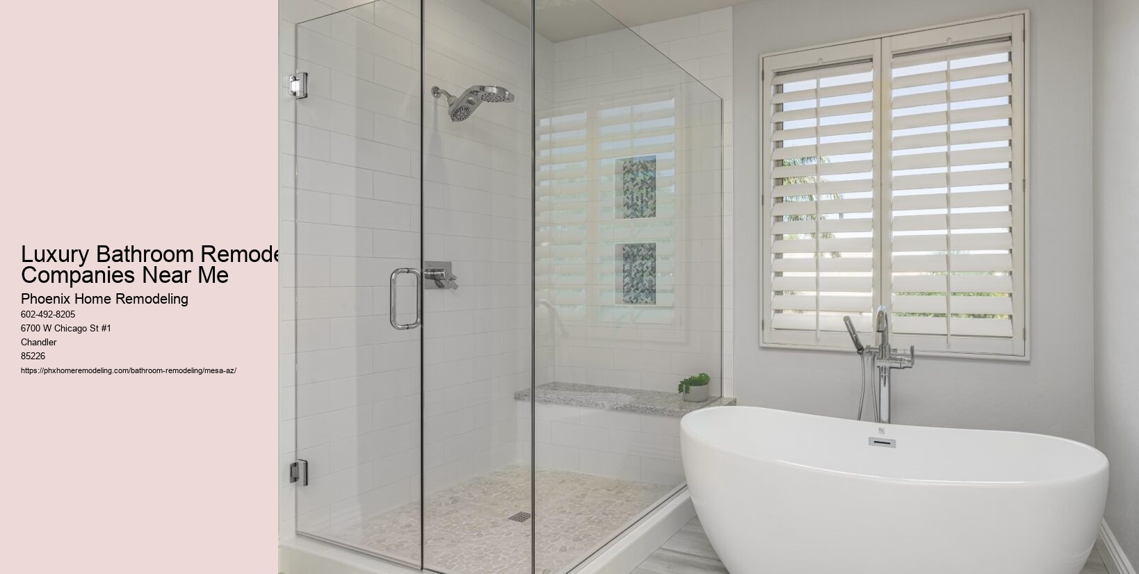 Luxury Bathroom Remodel Companies Near Me