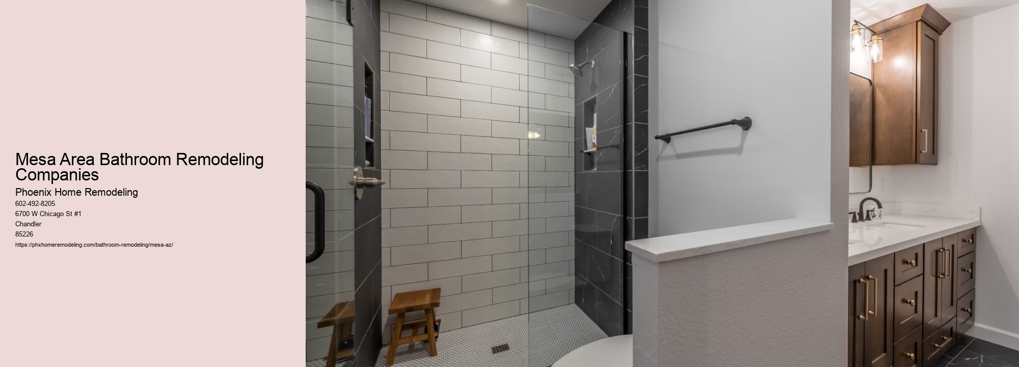 Mesa Area Bathroom Remodeling Companies