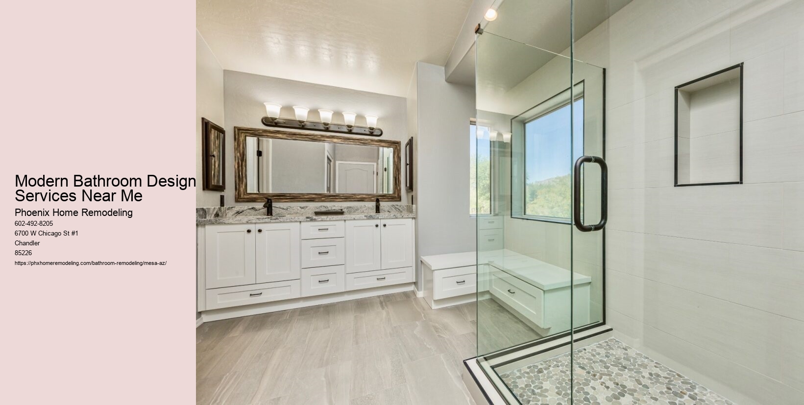 Modern Bathroom Design Services Near Me