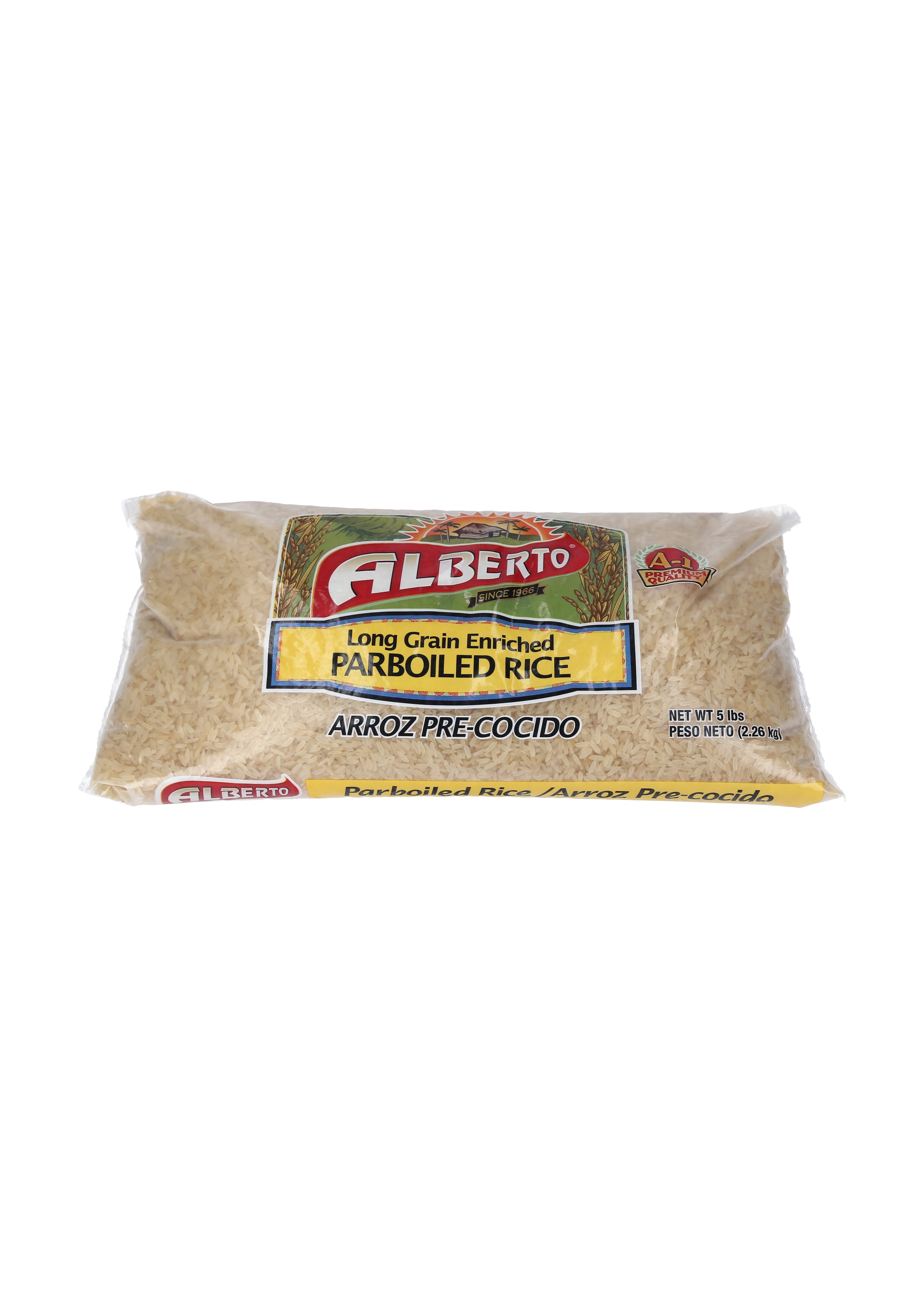 ARROZ VAPORIZADO A-1 ALBERTO CAJA 8/5 LB.