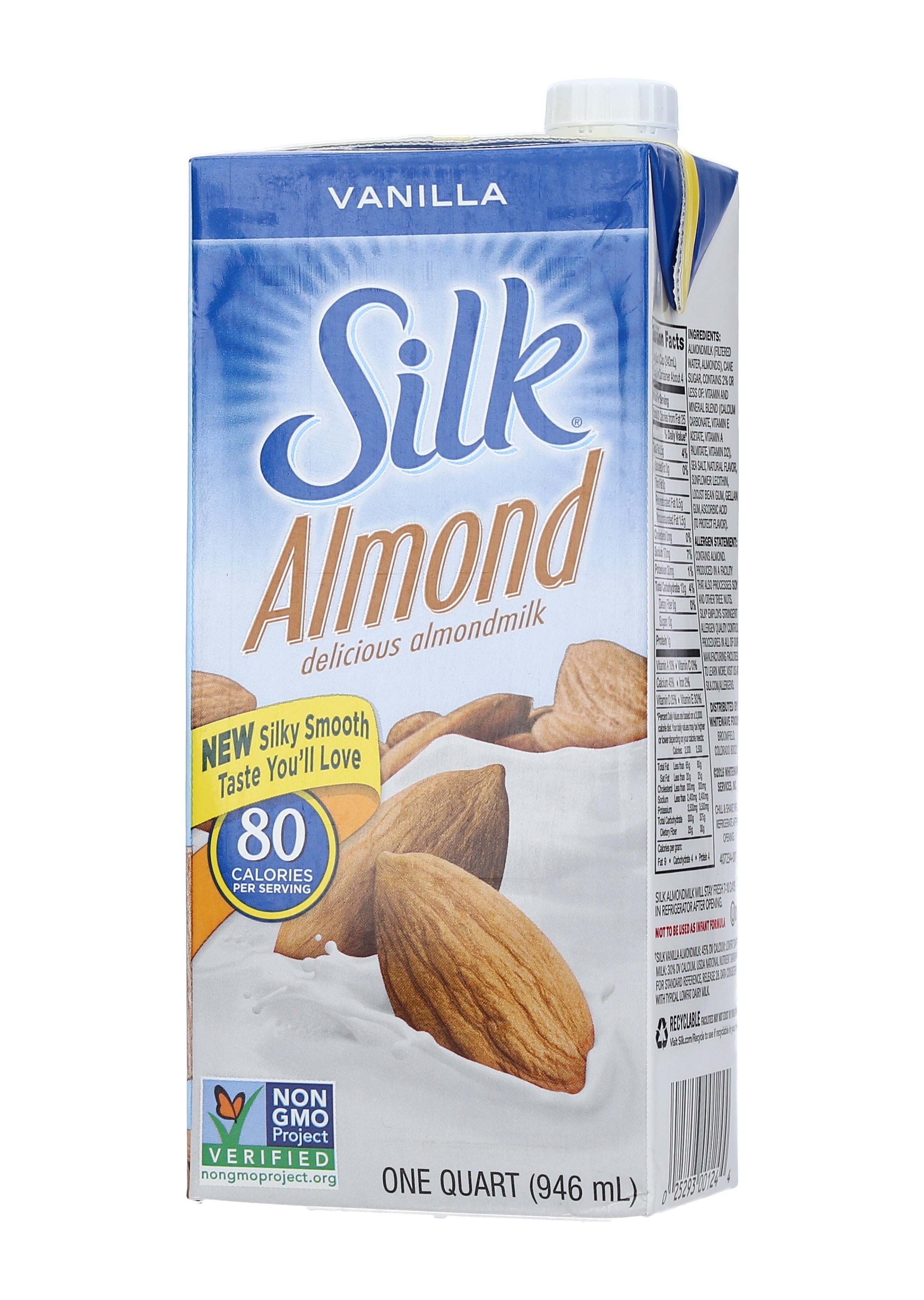 BEBIDA ALMENDRA VAINILLA SILK(80 CA)6463 CAJA 6/32 OZ.