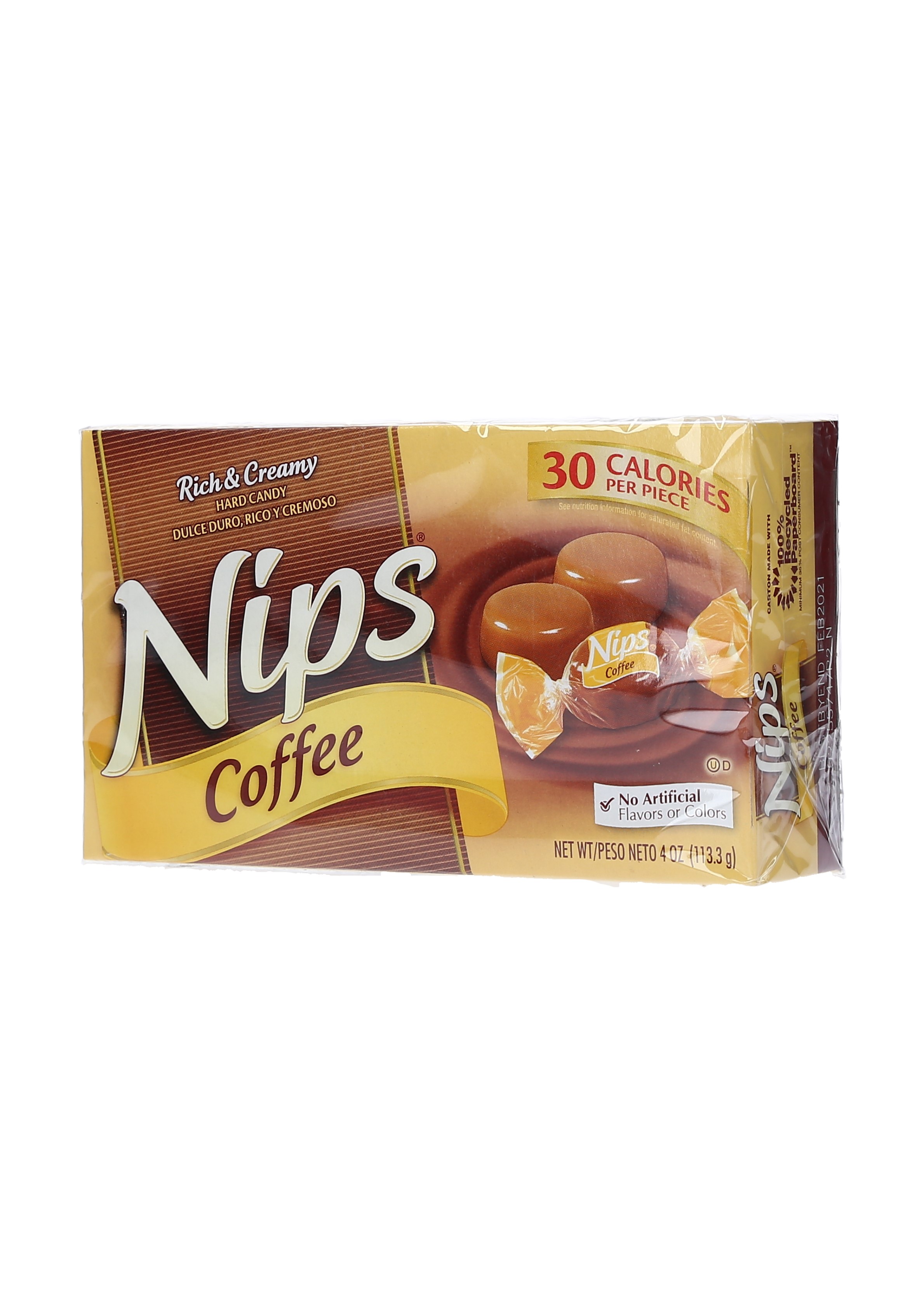 CARAMELOS COFFEE (CAFE) NIPS       34243 CAJA 12/4 OZ.