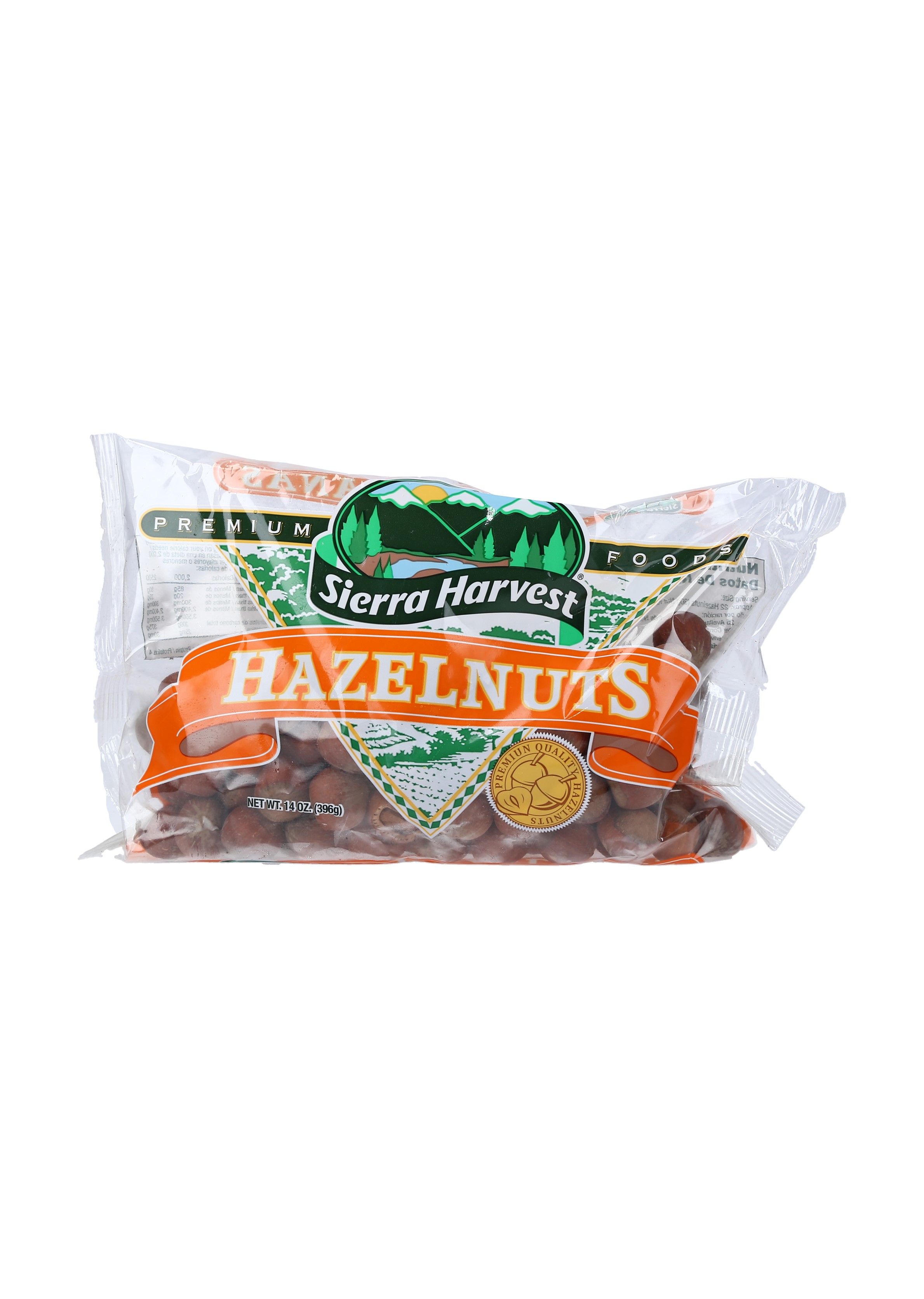 AVELLANAS CON CASCARA SIERRA HARVEST CAJA 36/14 ONZ.