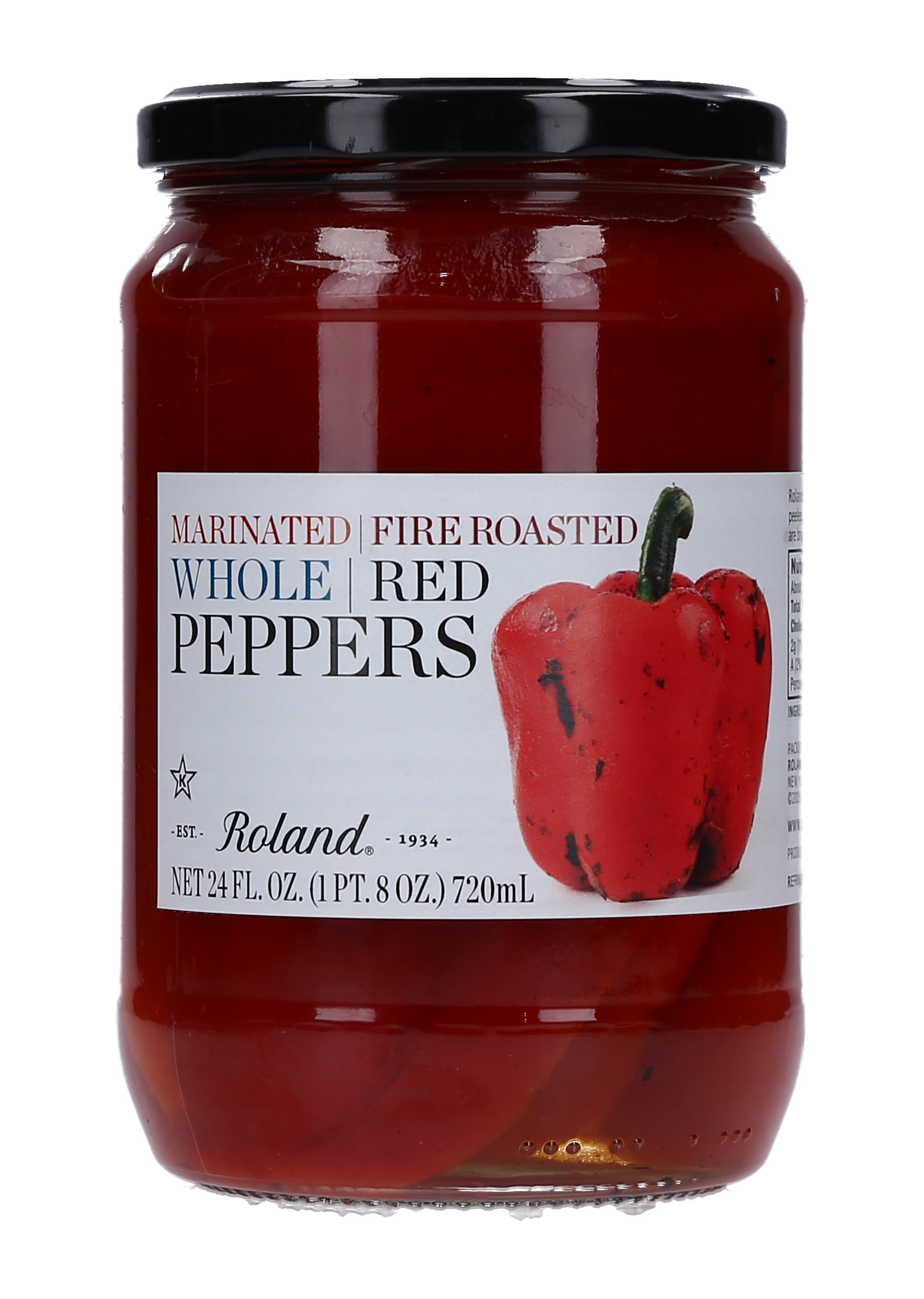 PIMIENTO ROJO ASADO ROLAND (VIDRIO)45660 CAJA 12/24 ONZ.