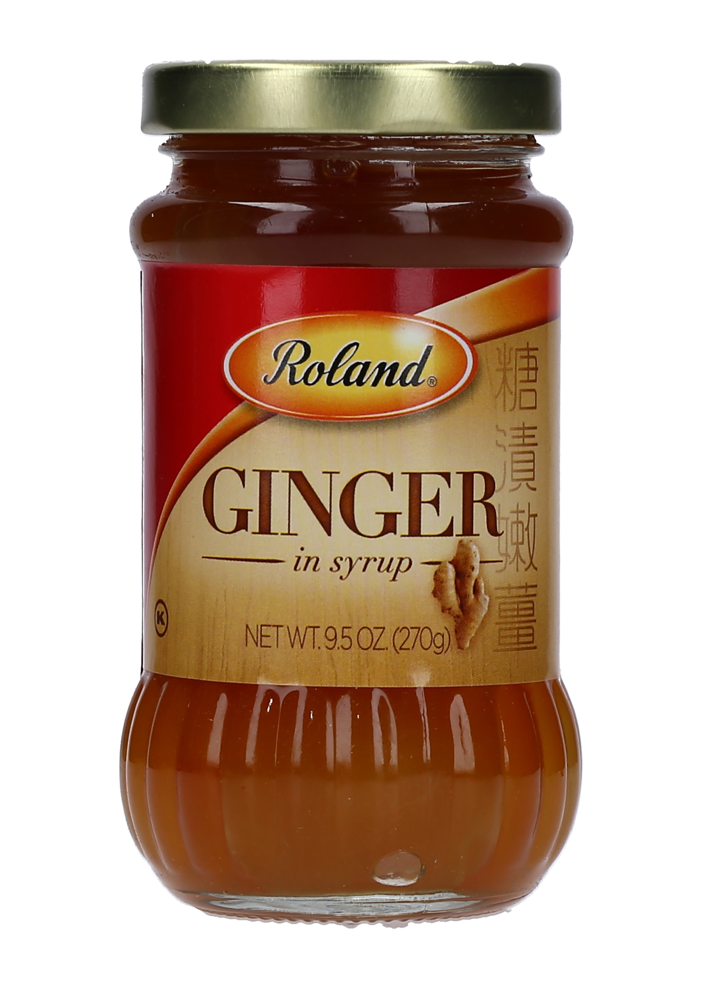 JENGIBRE (GINGER) EN SYRUP ROLAND  60350 CAJA 12/9.5 ONZ