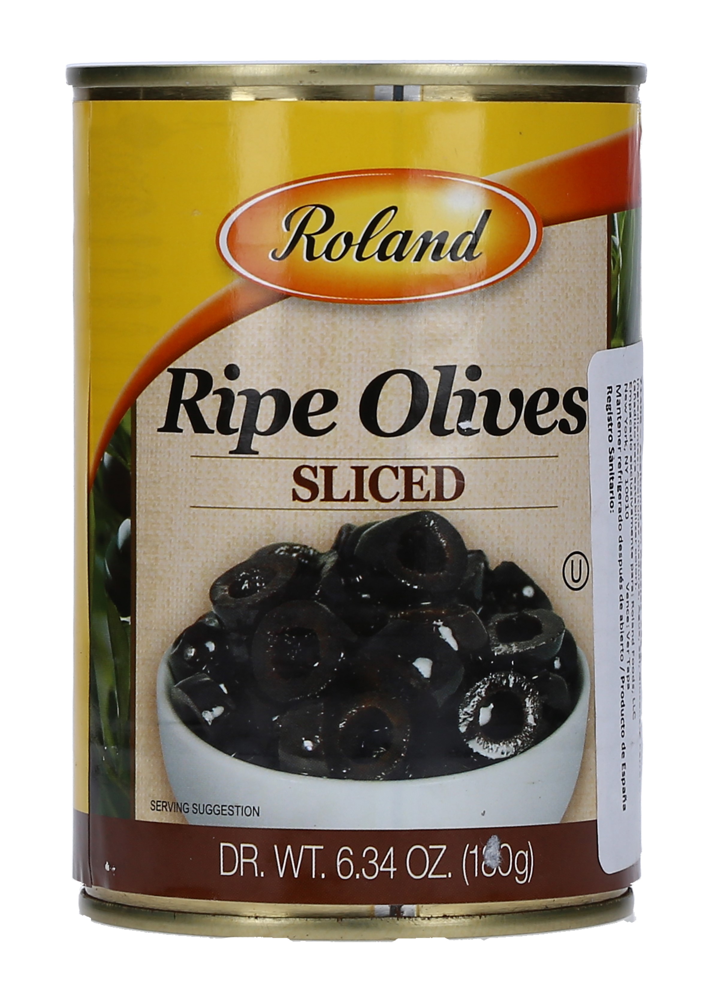 ACEITUNAS NEGRAS REBANADAS ROLAND  71406 CAJA 12/15 ONZ.