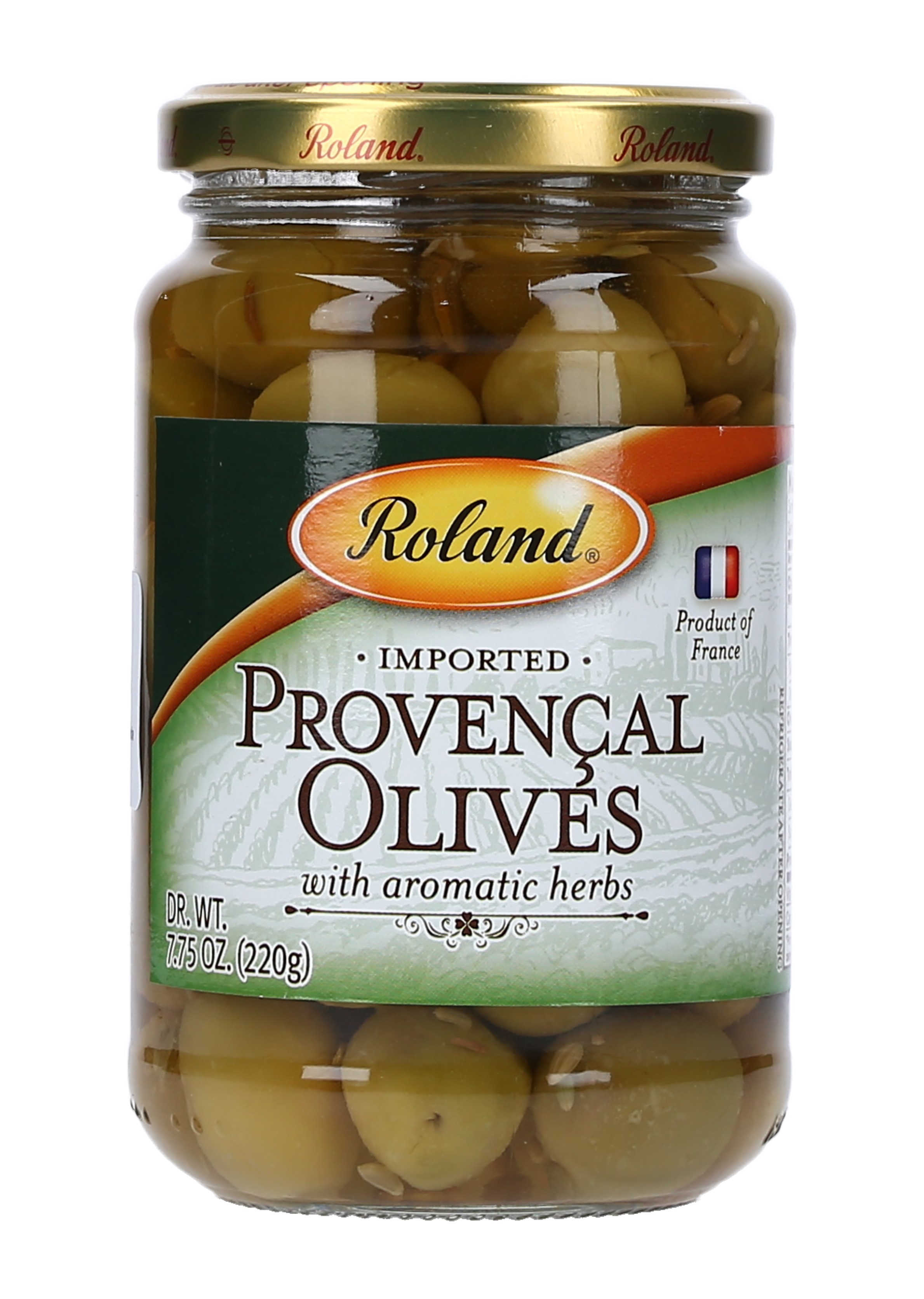 ACEITUNAS PROVENCAL HIERBAS ROLAND 71480 CAJA 12/12 ONZ.