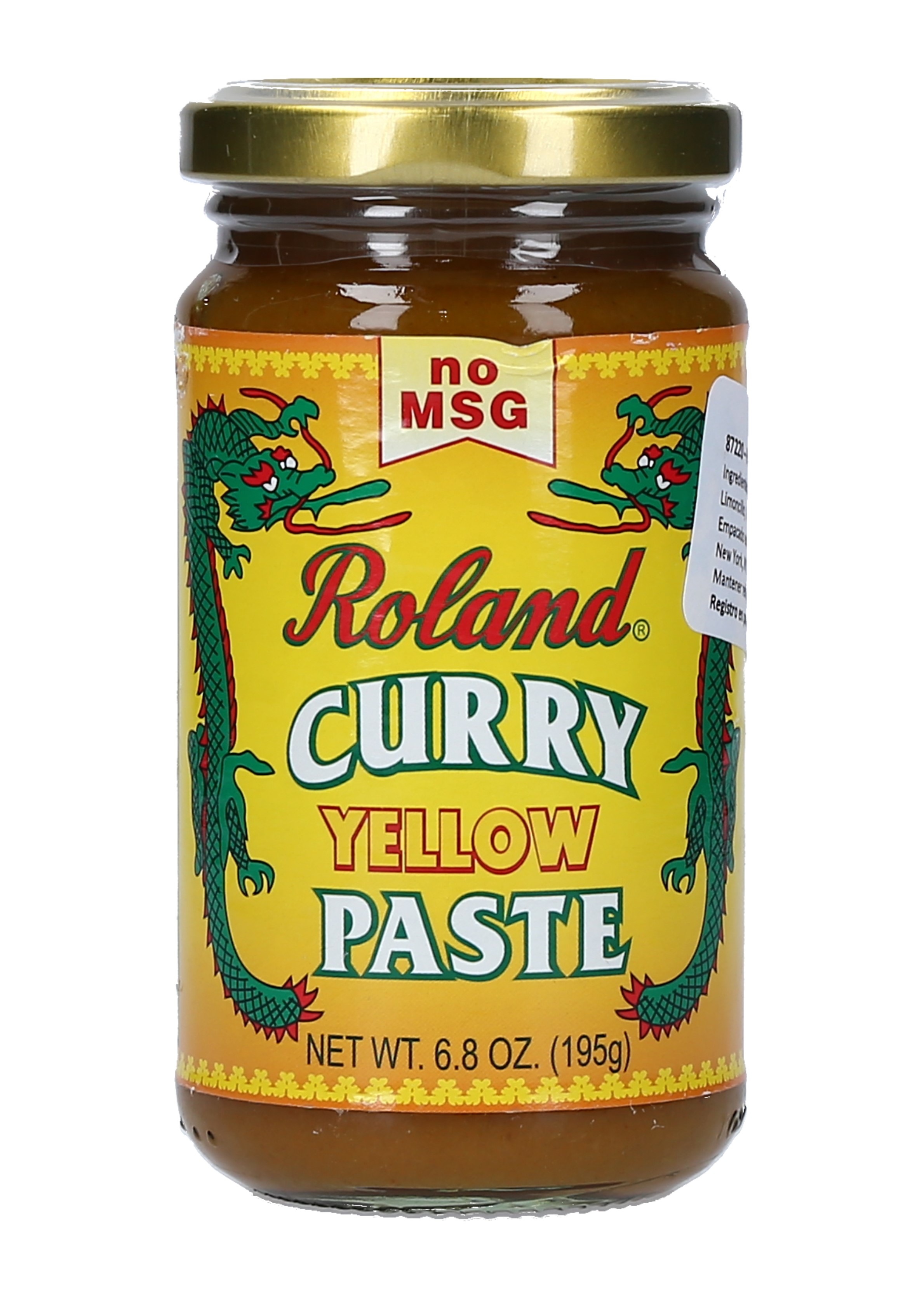 CURRY EN PASTA AMARILLO ROLAND     87220 CAJA 24/6.8 OZ.