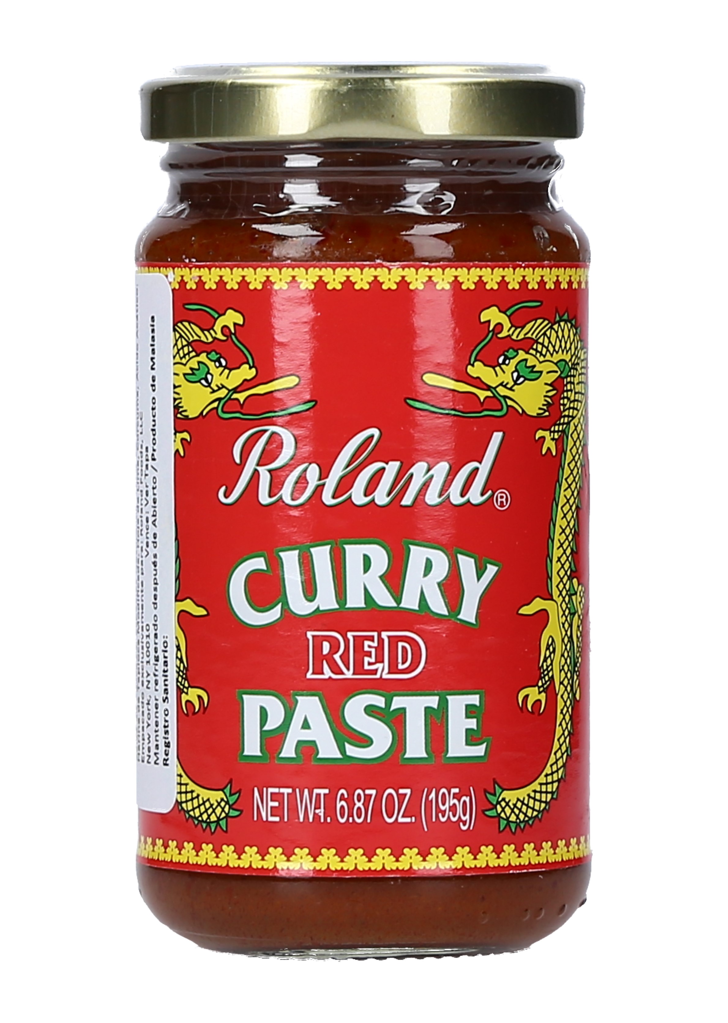 CURRY EN PASTA ROJO ROLAND         87230 CAJA 24/6.8 OZ.