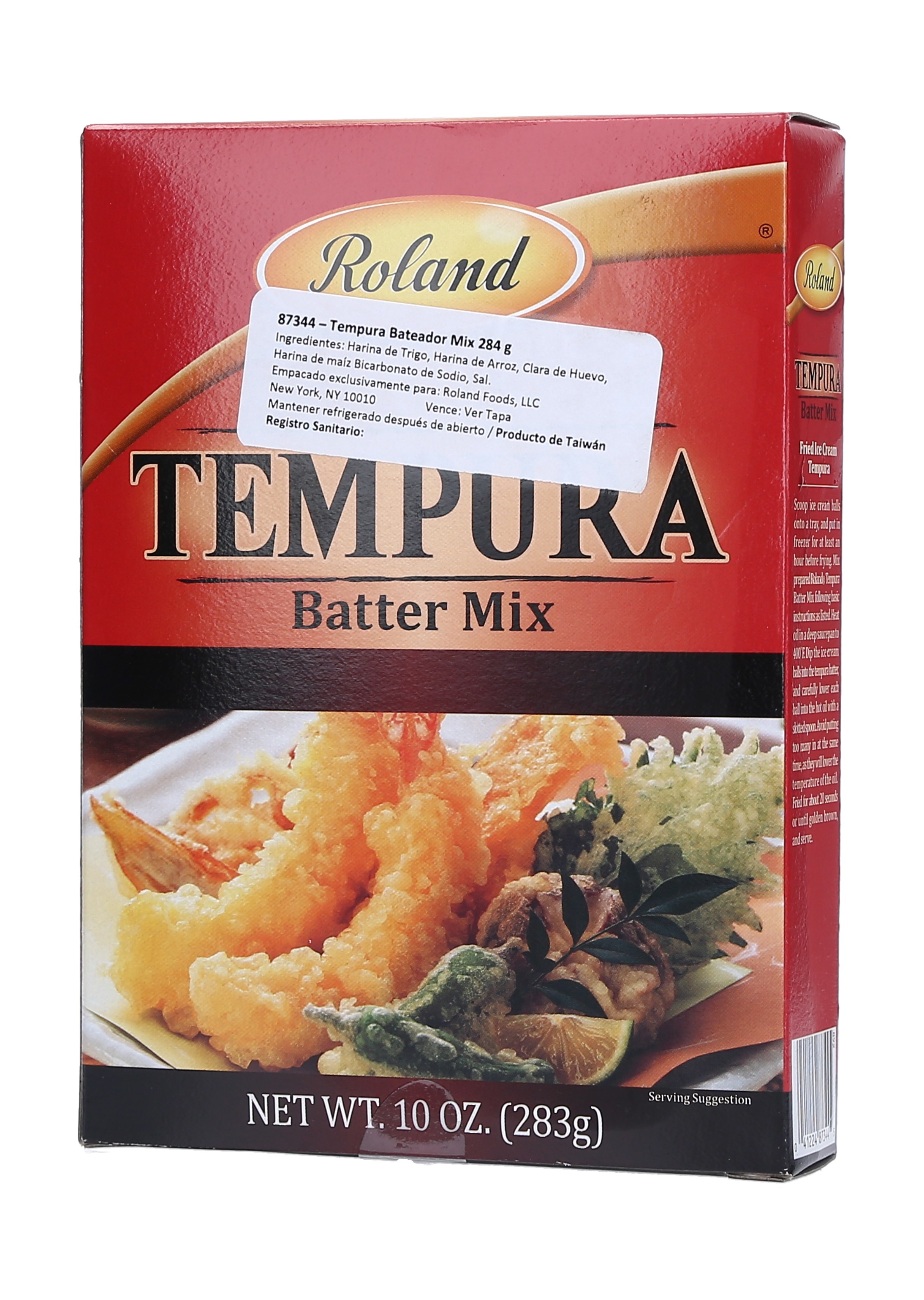 HARINA TEMPURA BATTER MIX ROLAND   87344 CAJA 12/10 ONZ.