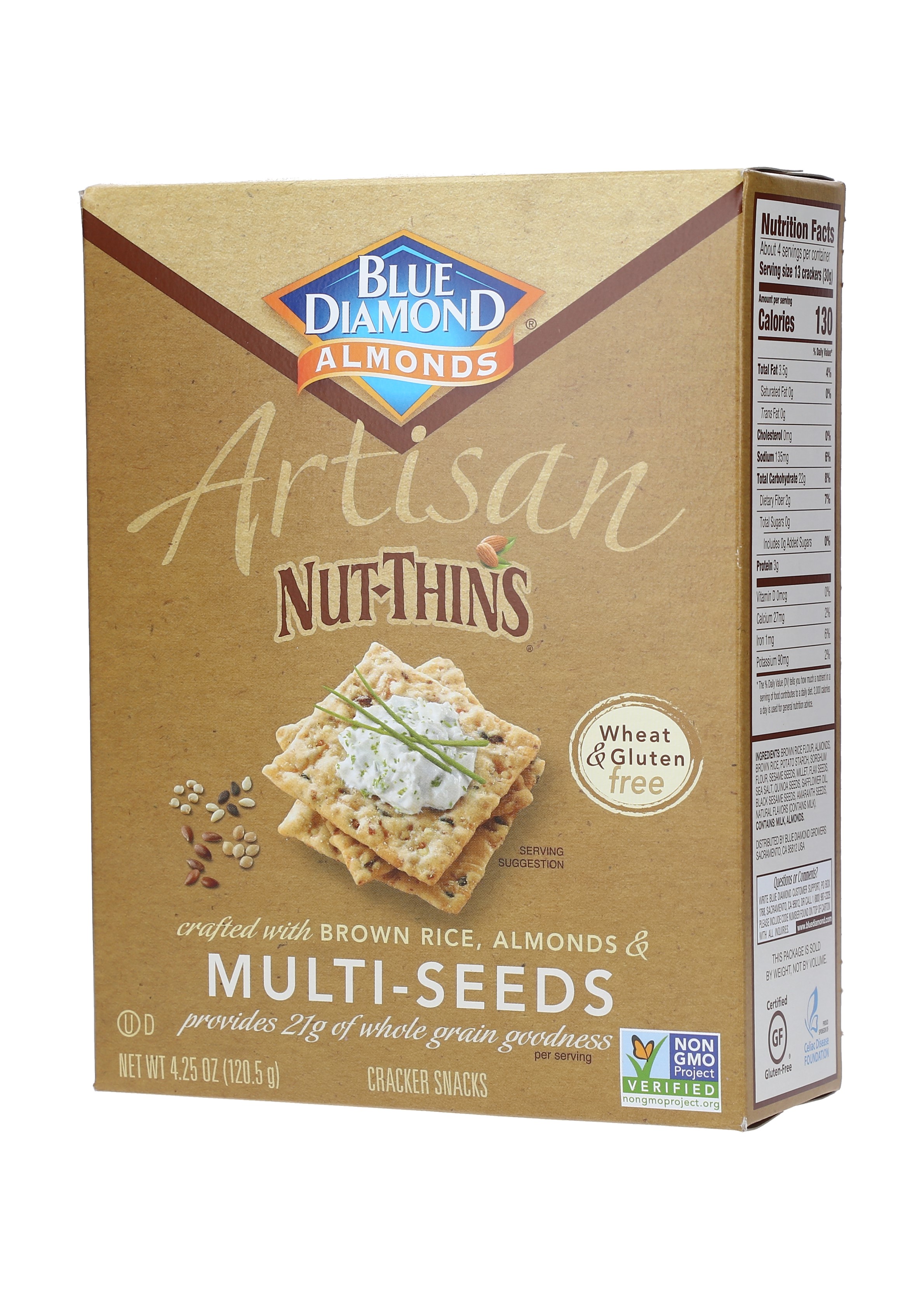 GALLETA NUT THINS MULTI SEEDS BLUE 10910 CAJA 12/4.25 OZ