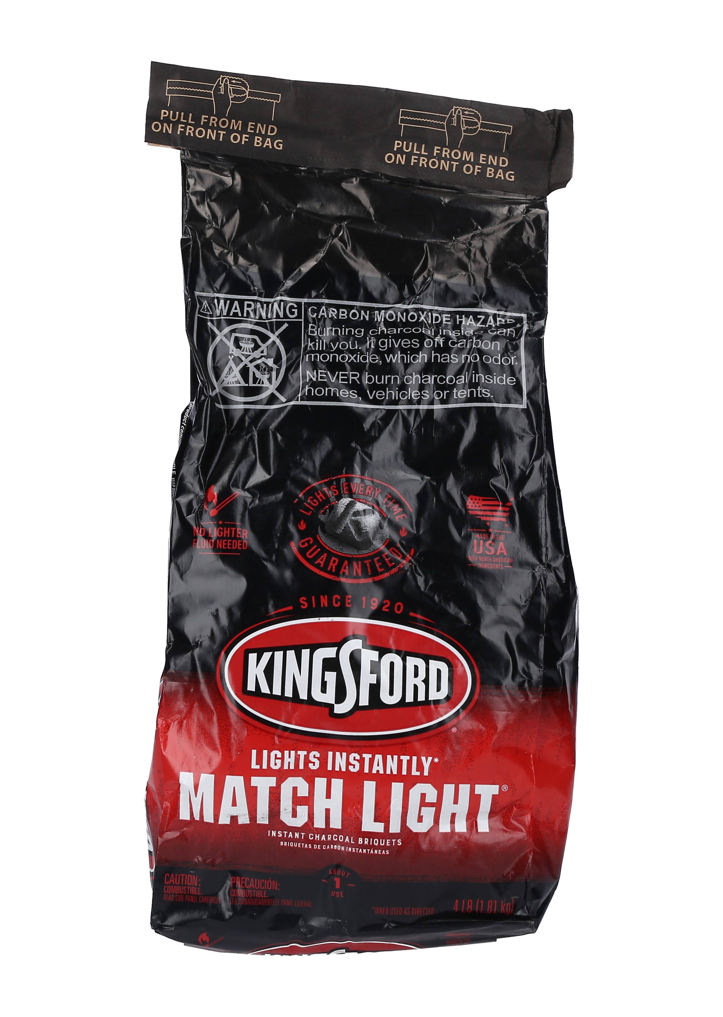 CARBON B.B.Q.CHARC MATCH LIGHT KINGSFORD FARD 6/4 LBS.