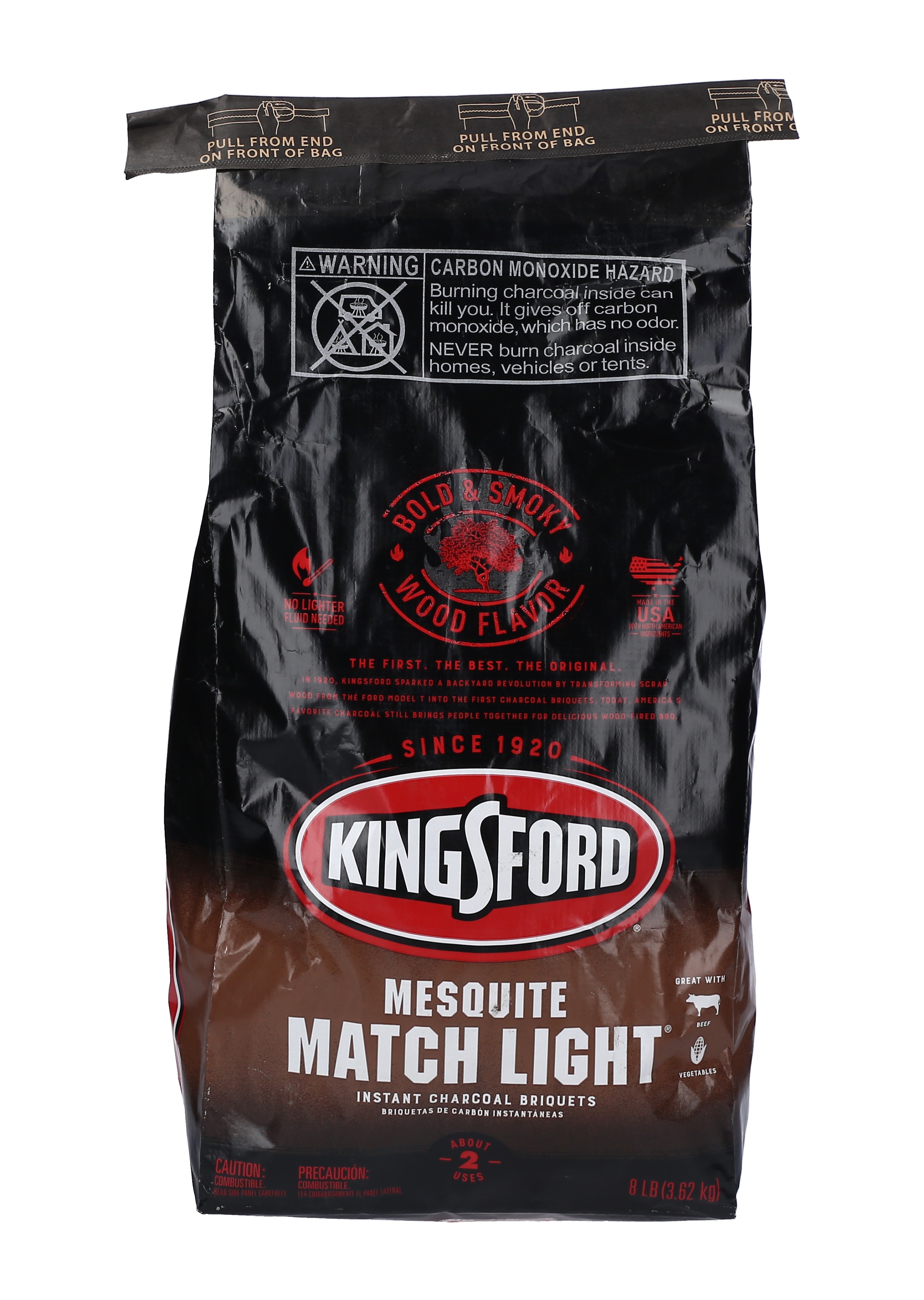 CARBON B.B.Q.MESQU MATCH LIGHT KINGSFORD FARD 6/8 LBS.