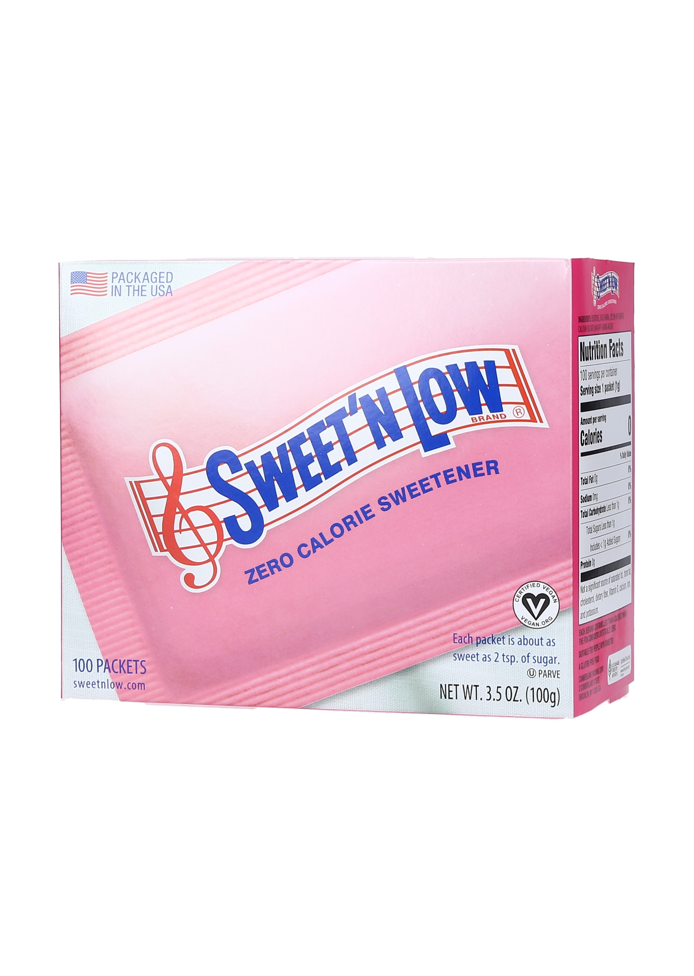 SUSTITUTO DE AZUCAR SWEET'N LOW (SOBRE) CAJA 12/100 SOB