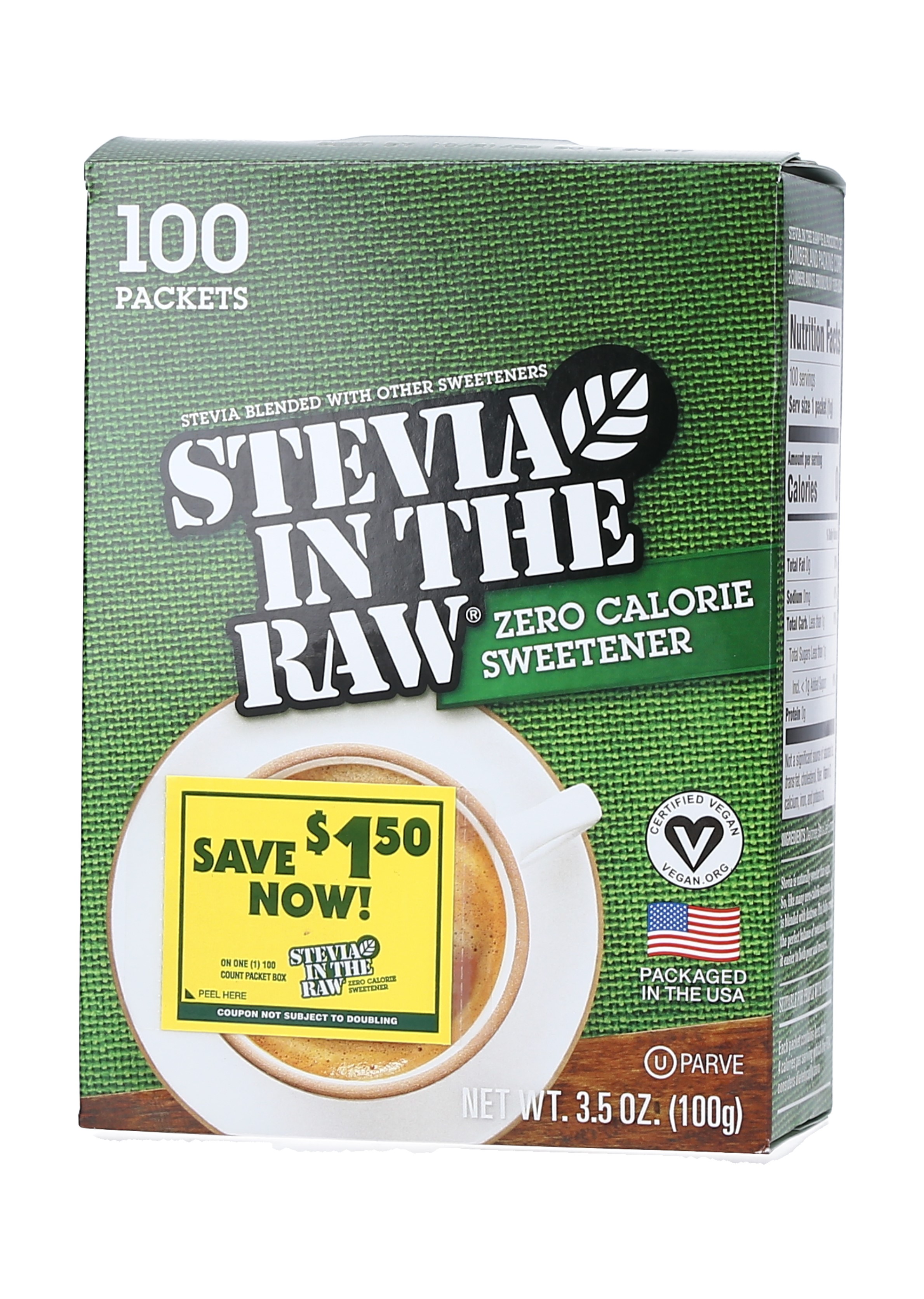 AZUCAR 100% NATURAL STEVIA (0 CALORIAS) CAJA 12/100 SOB