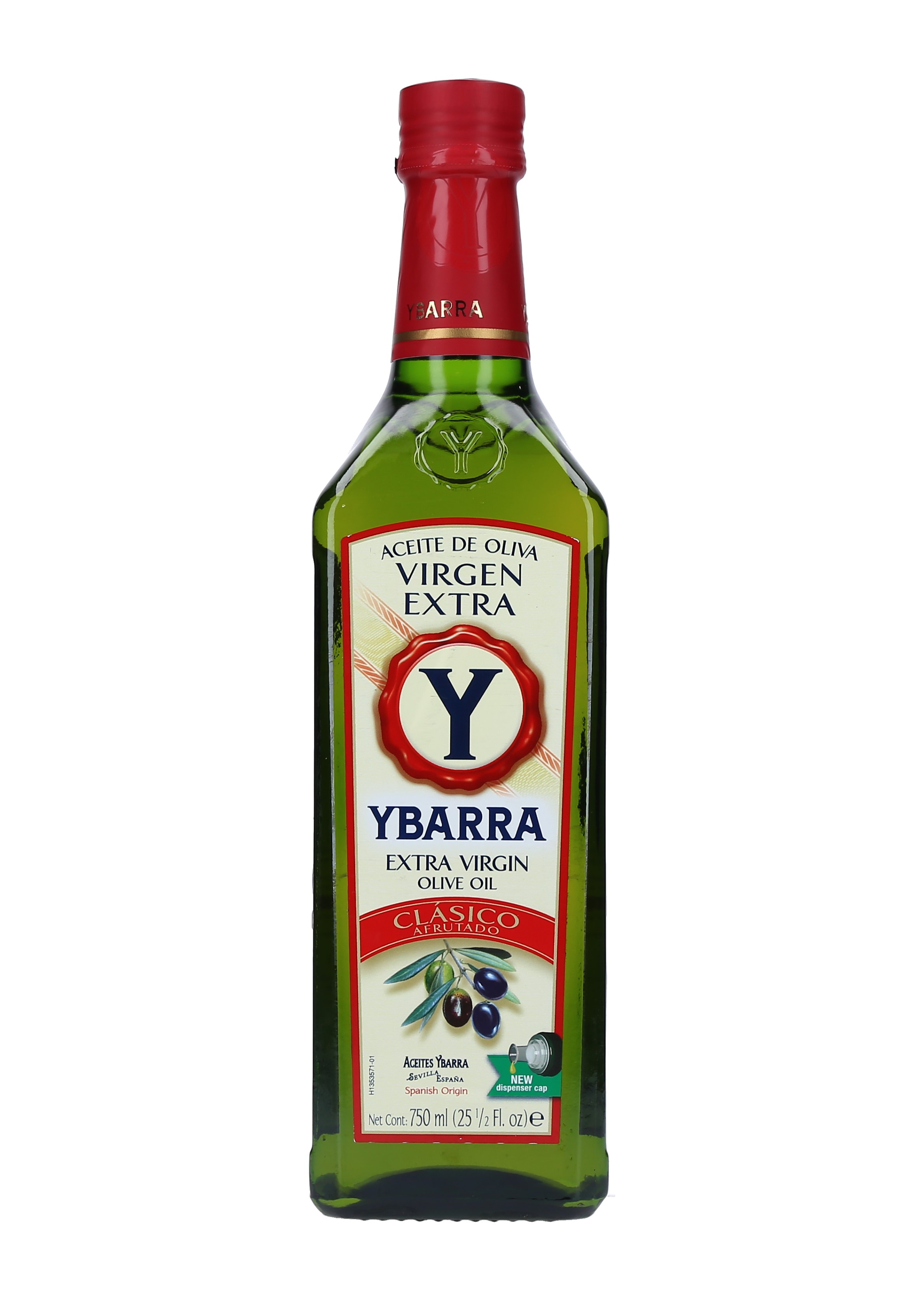 ACEITE DE OLIVA VIRGEN EXTRA YBARRA CAJA 12/750 ML.