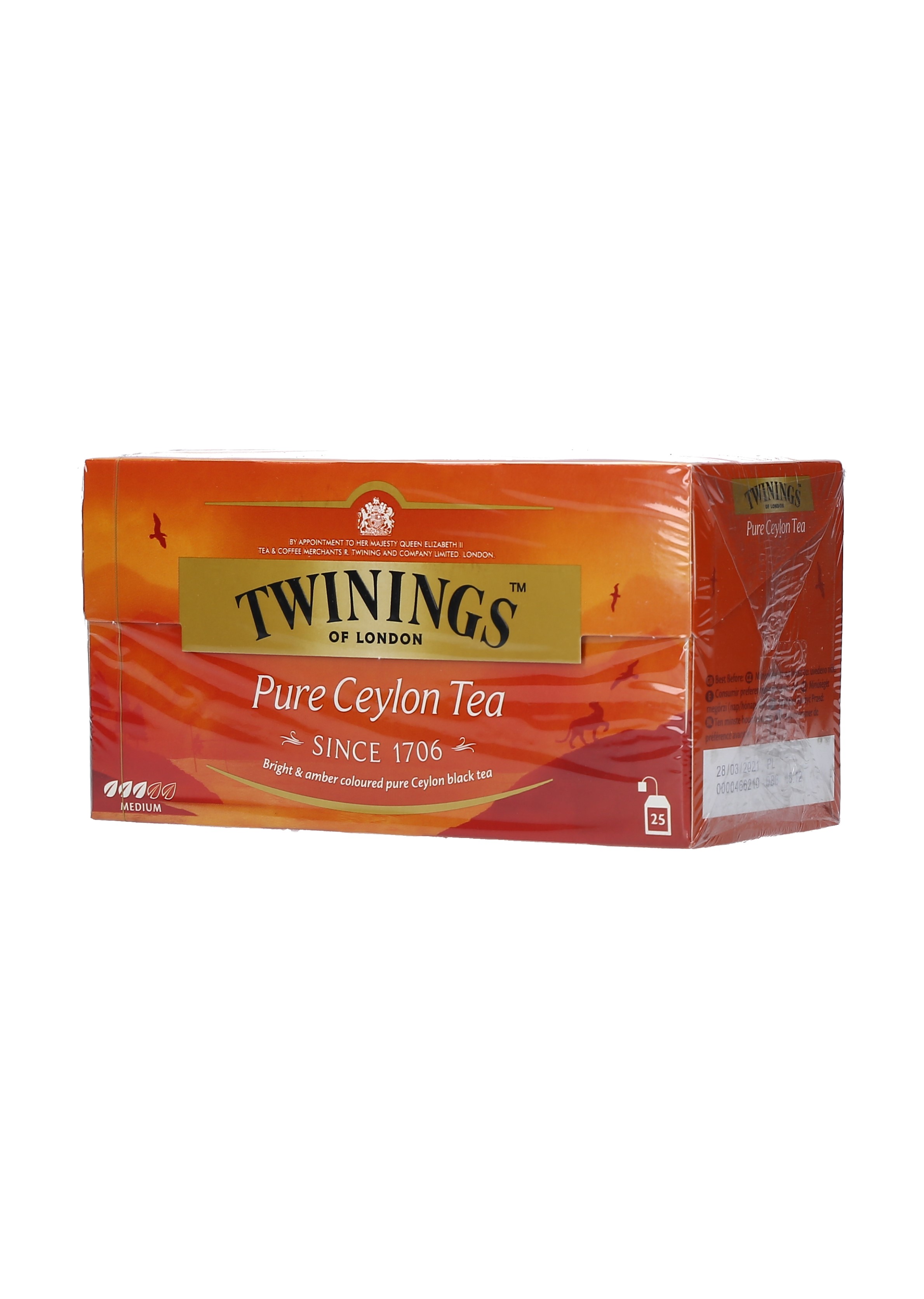 TE NARANJA CEYLON PEKOE TWININGS   12317 CAJA 12/25 INF.