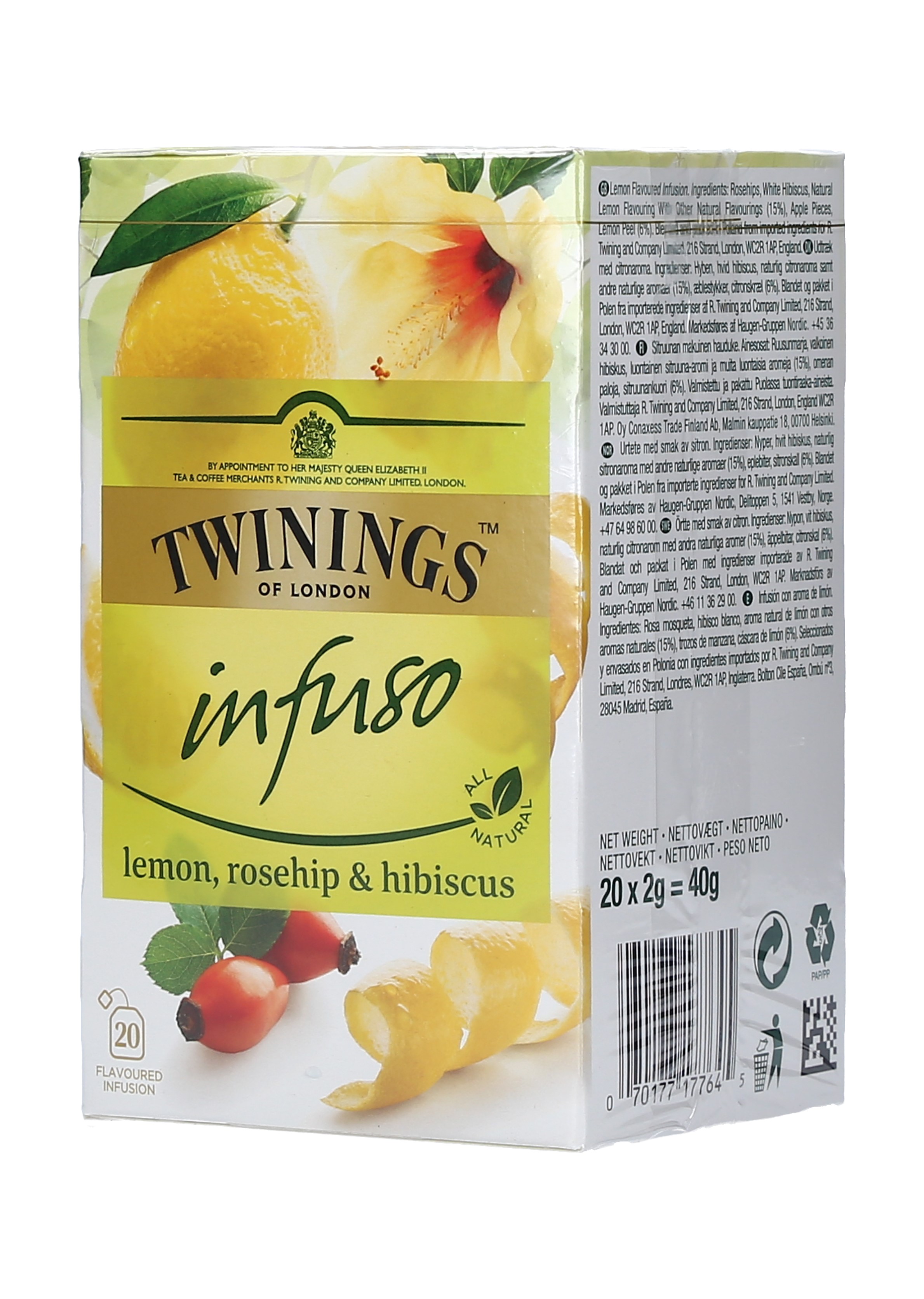 TE LIMON+ROSEHIP+HIBISCUS TWININGS 14747