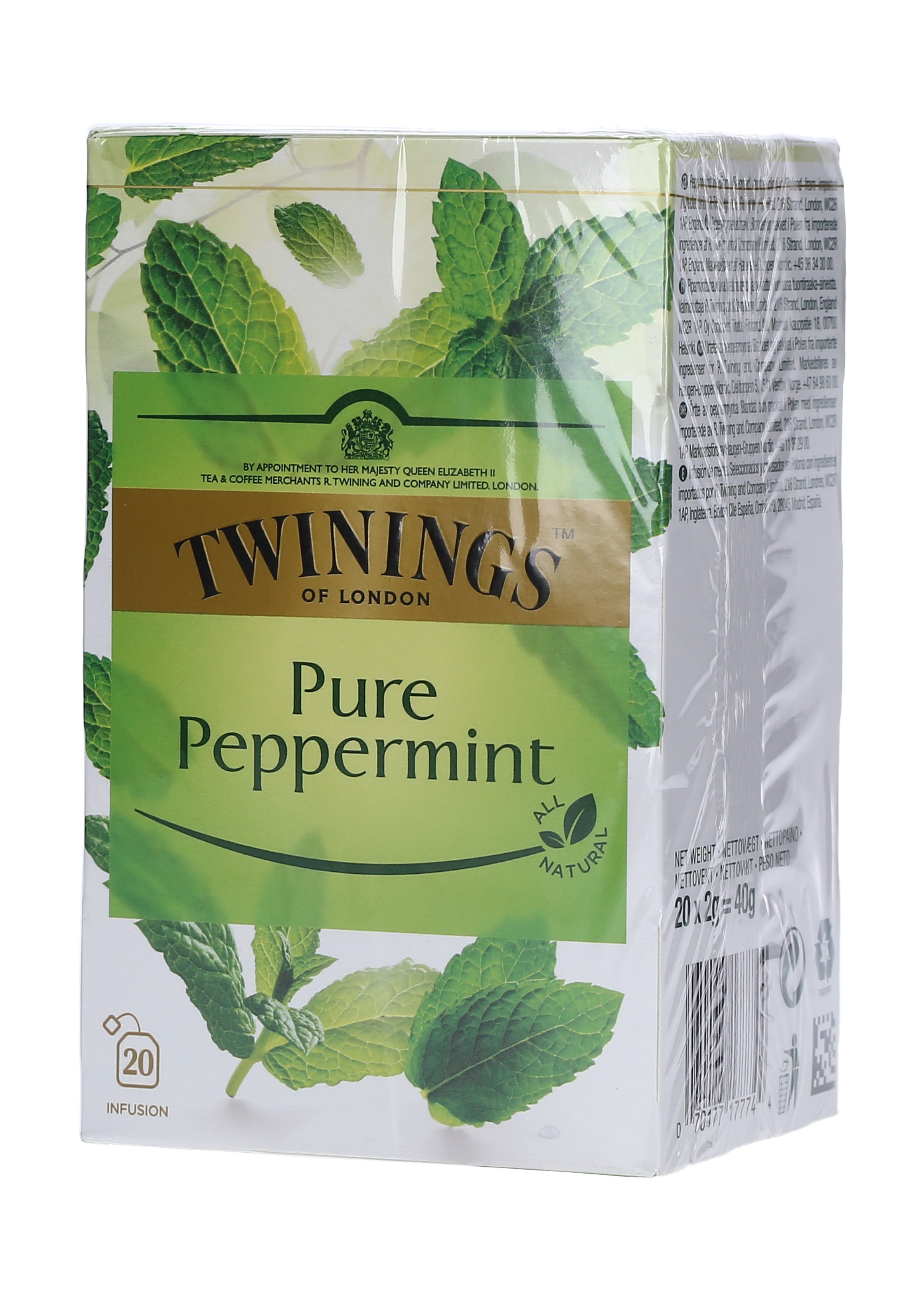 TE DE MENTA (PEPPERMINT) TWININGS  14757 CAJA 4/20 INF.