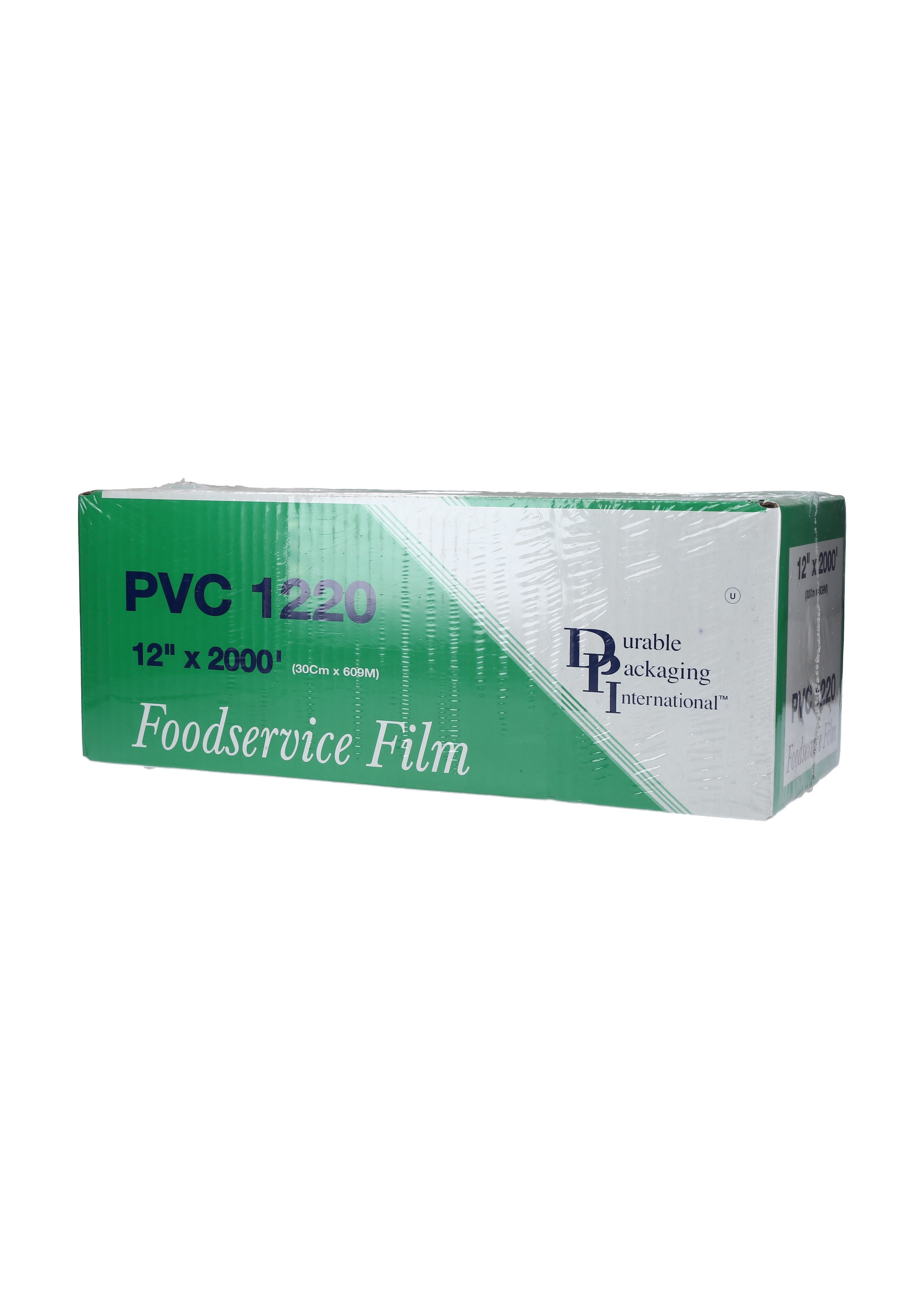 PAPEL FILM PVC C/SIERRA 12" DURABLE 1220 CAJA 12"X2000