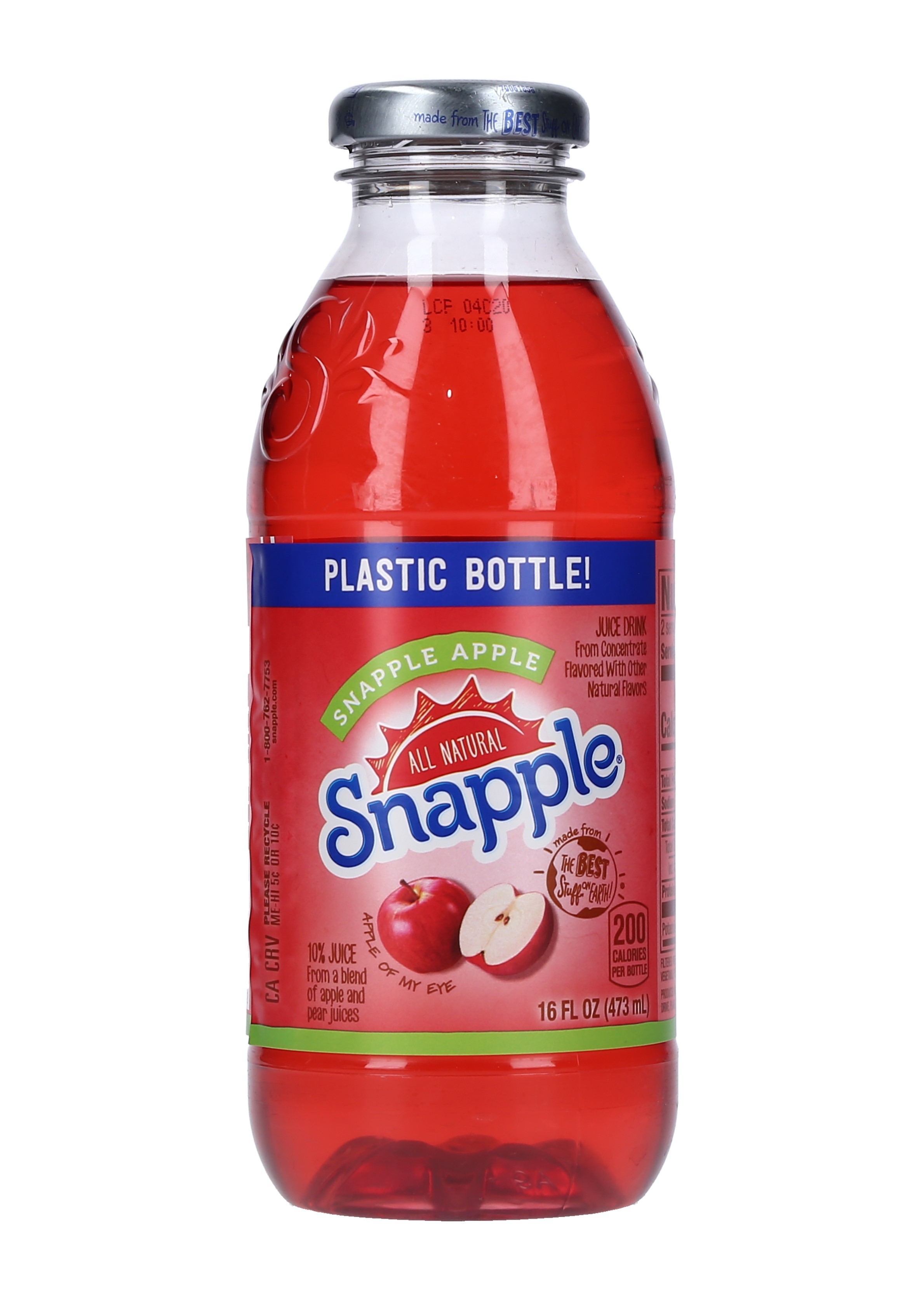 BEBIDA MANZANA SNAPPLE (PET)    10099474 CAJA 24/16 OZ.
