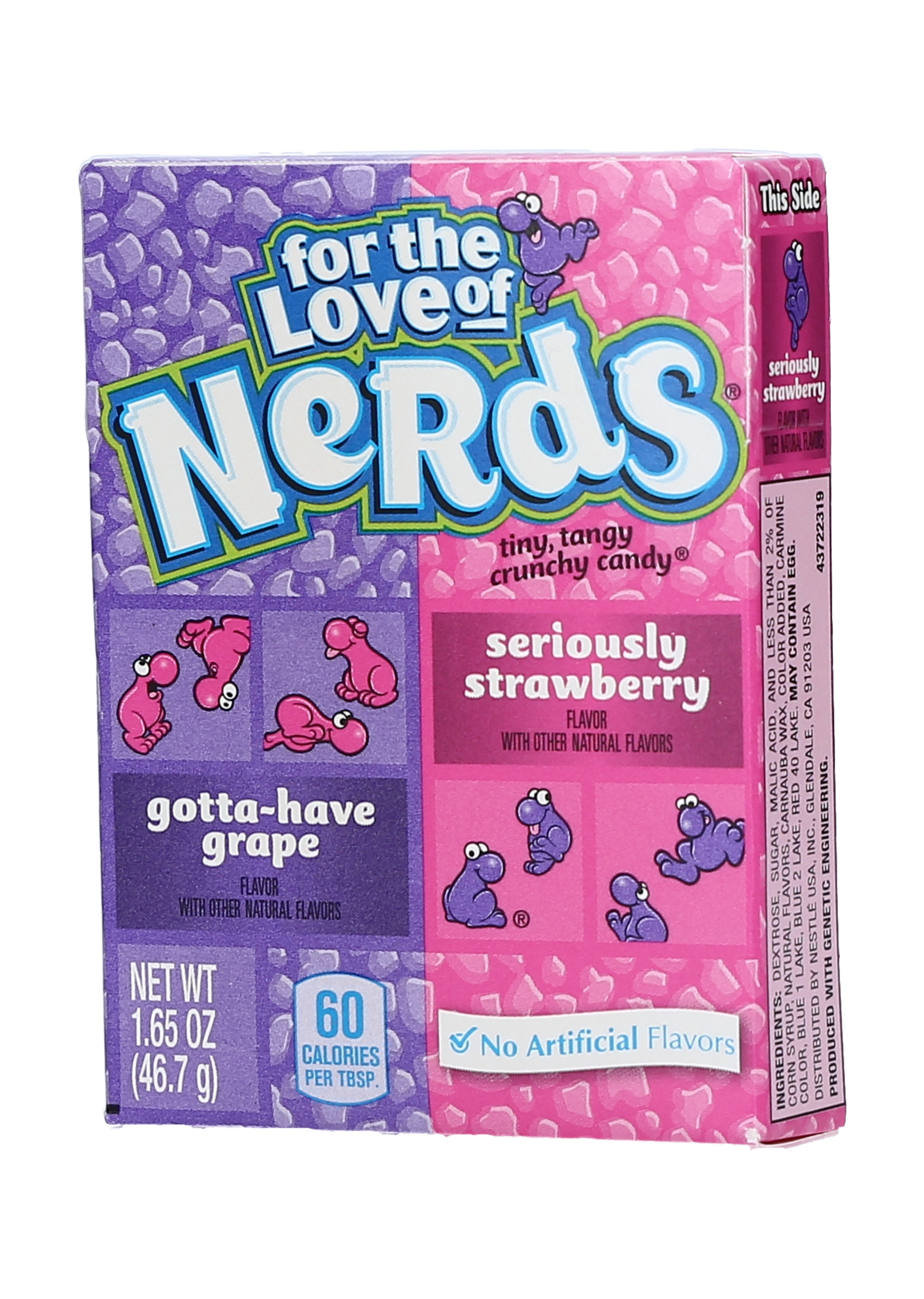 CARAMELOS GRAPE STRAWBERRY NERDS(CAJITA) CAJA 12/24X1.65