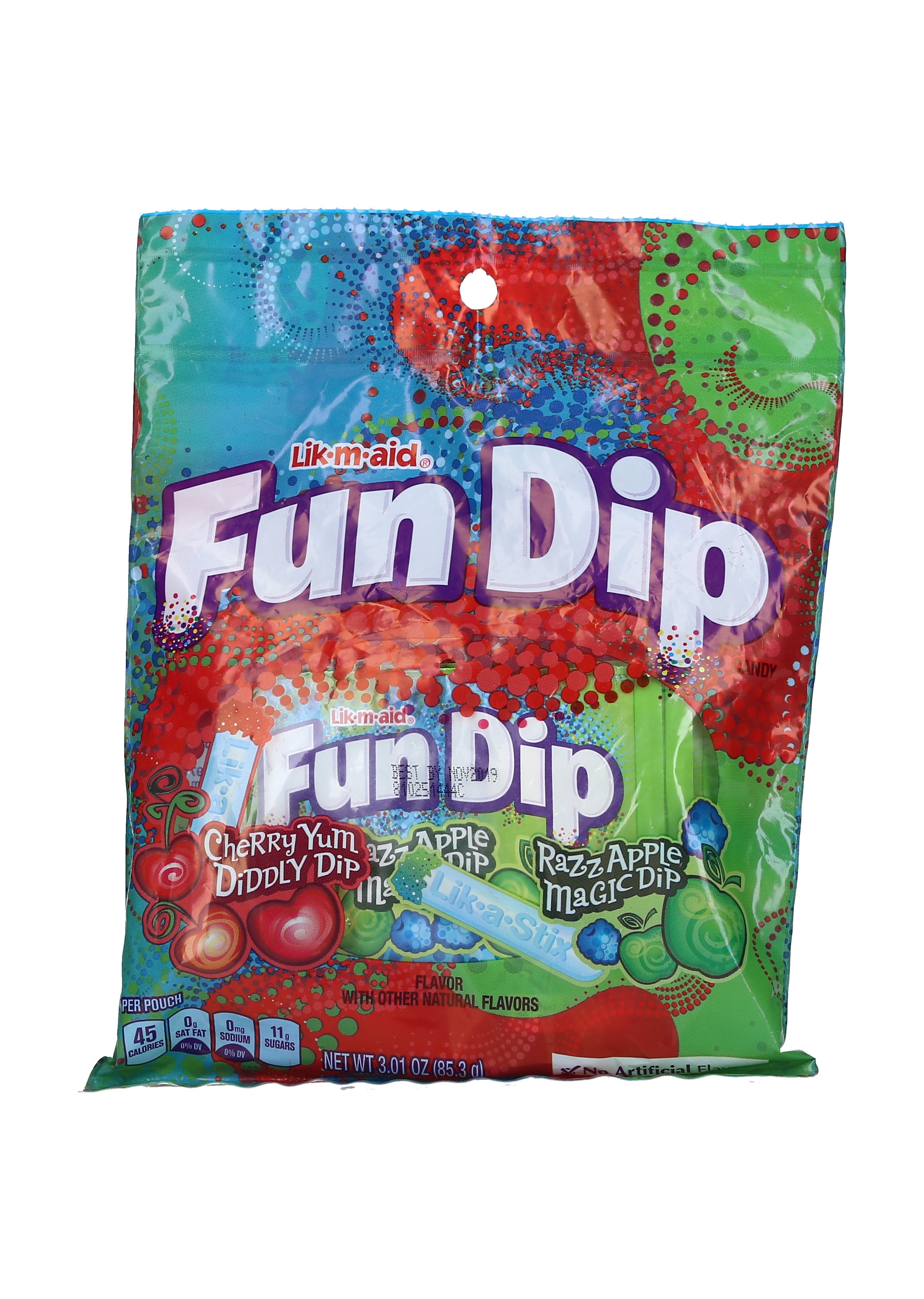 CARAMELOS EN POLVO LIK-M-AID FUN DIP6052 CAJA 12/3.01 OZ