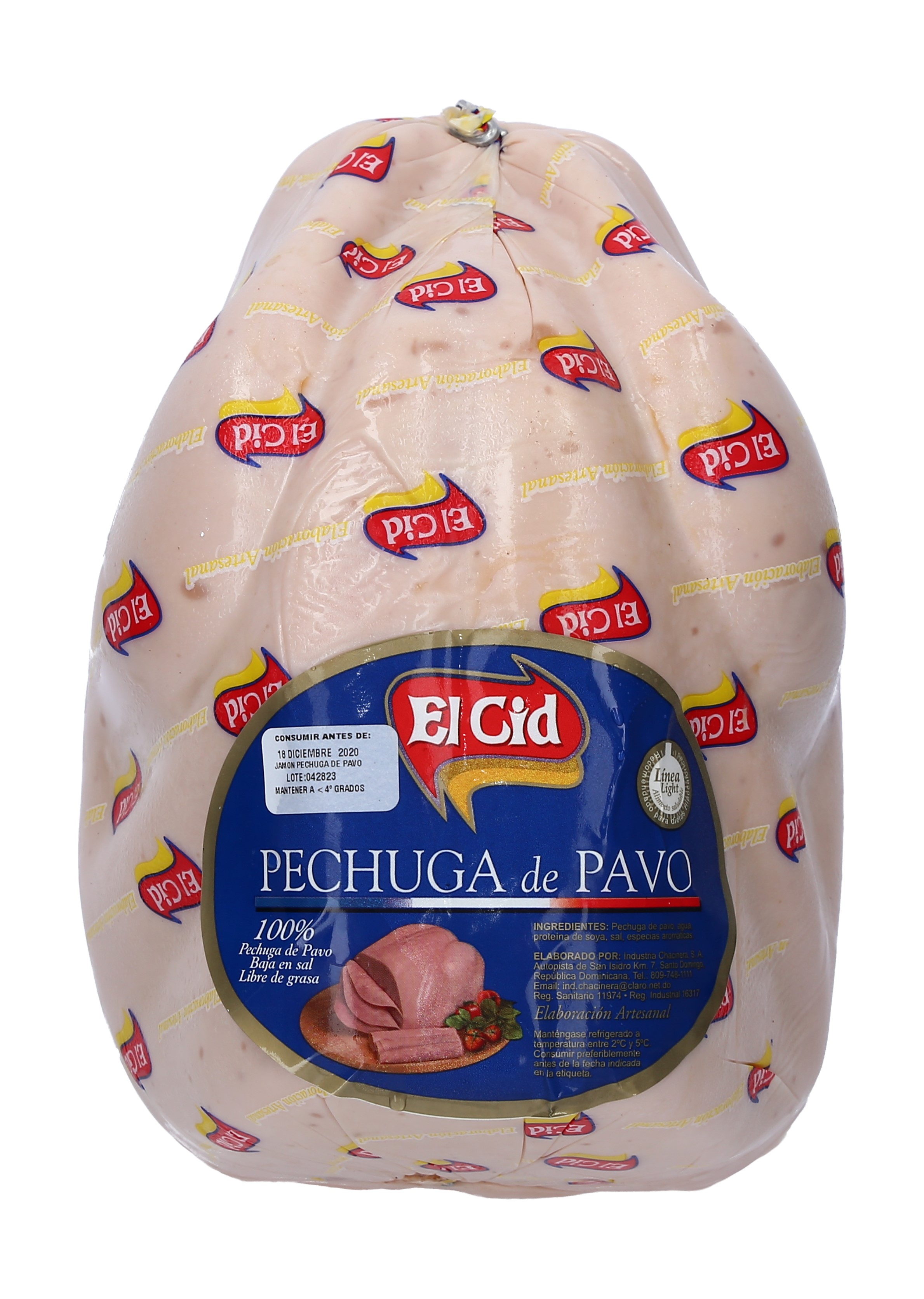 PECHUGA DE PAVO COCIDA(100%)EL CID(19LB) LIB. LIBRA