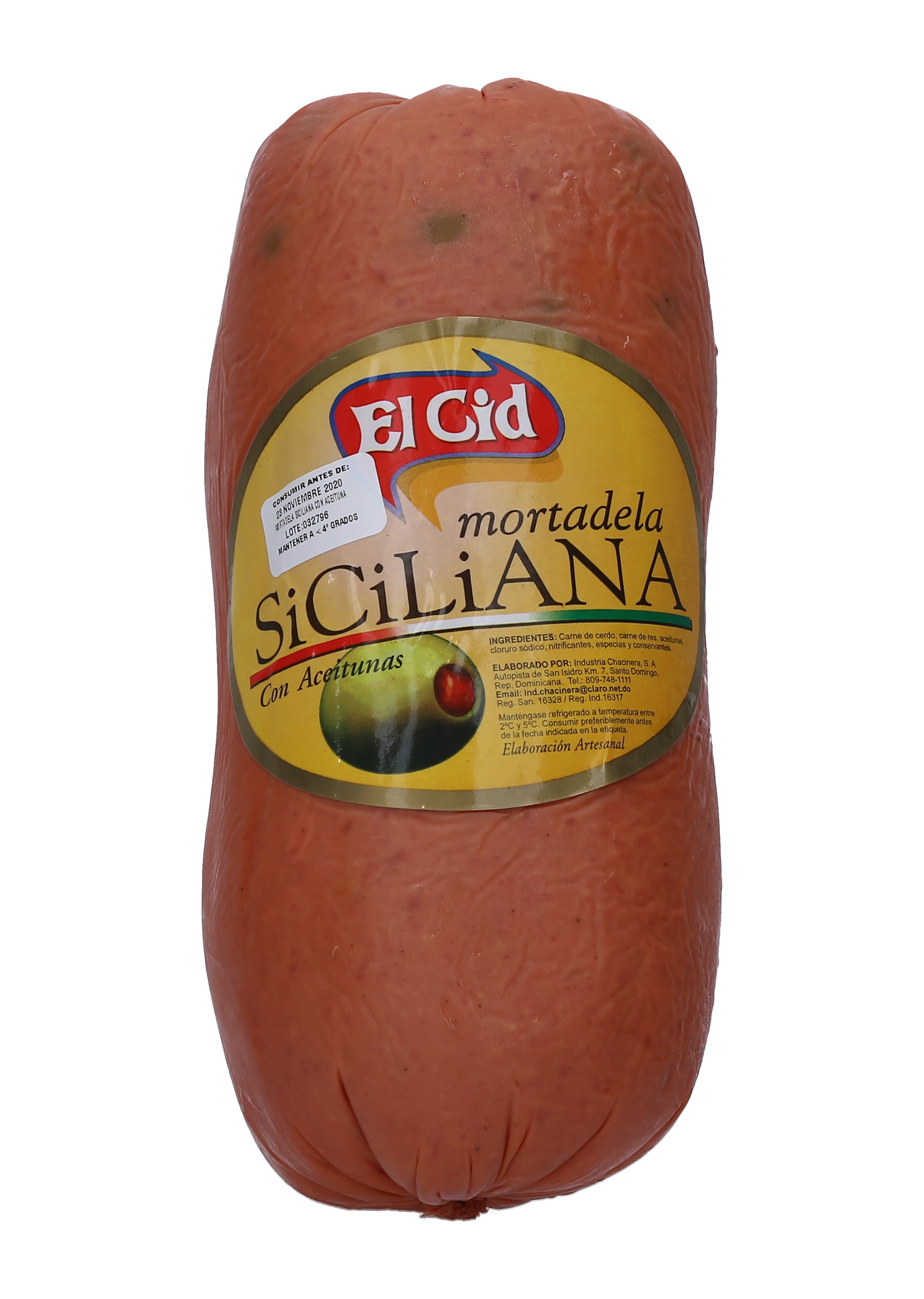 MORTADELA SICILIANA ACEITUNA EL CID(13L) LIB. LIBRA