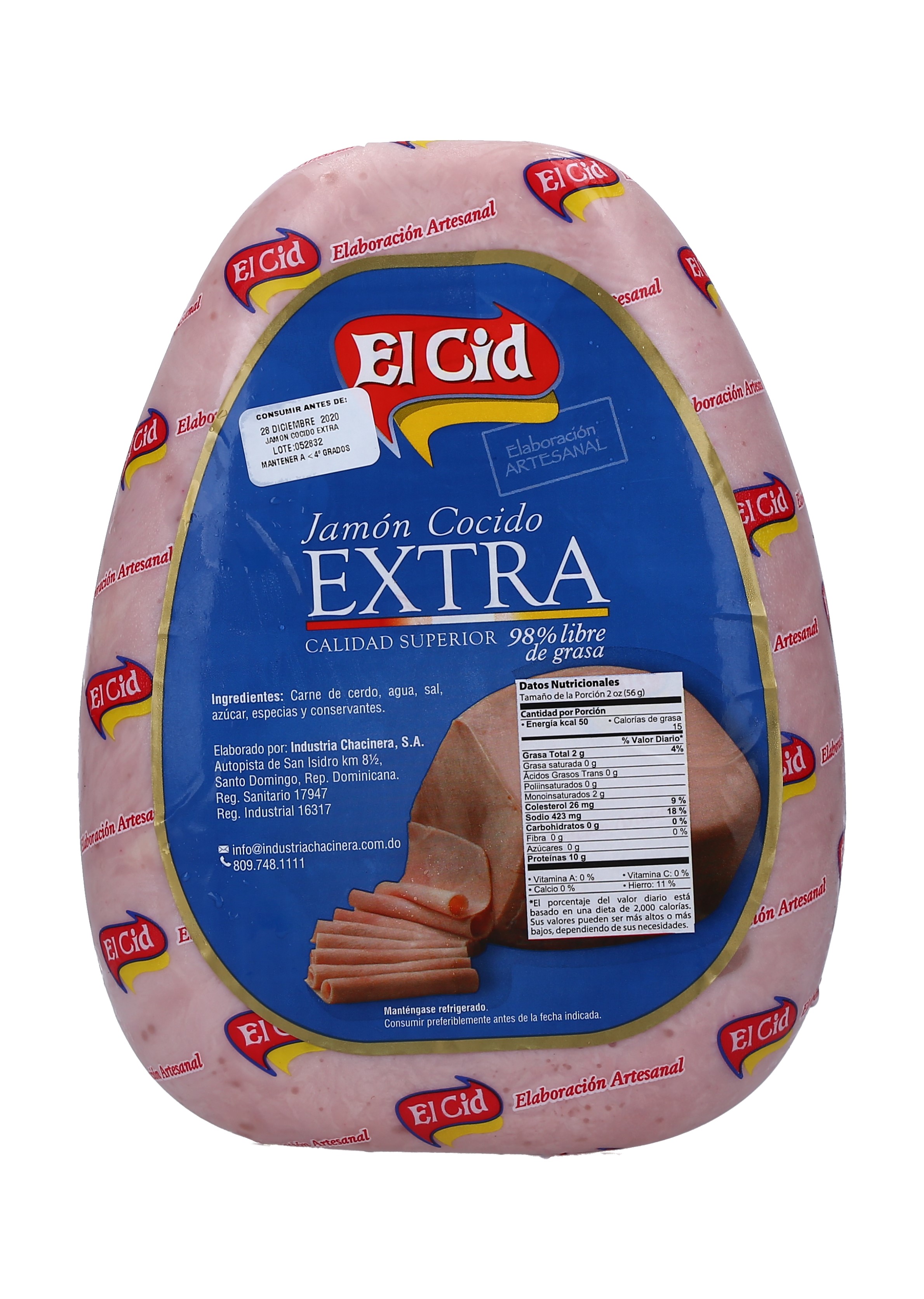 JAMON COCIDO EXTRA (PERA) EL CID(23 LB) LIB. LIBRA