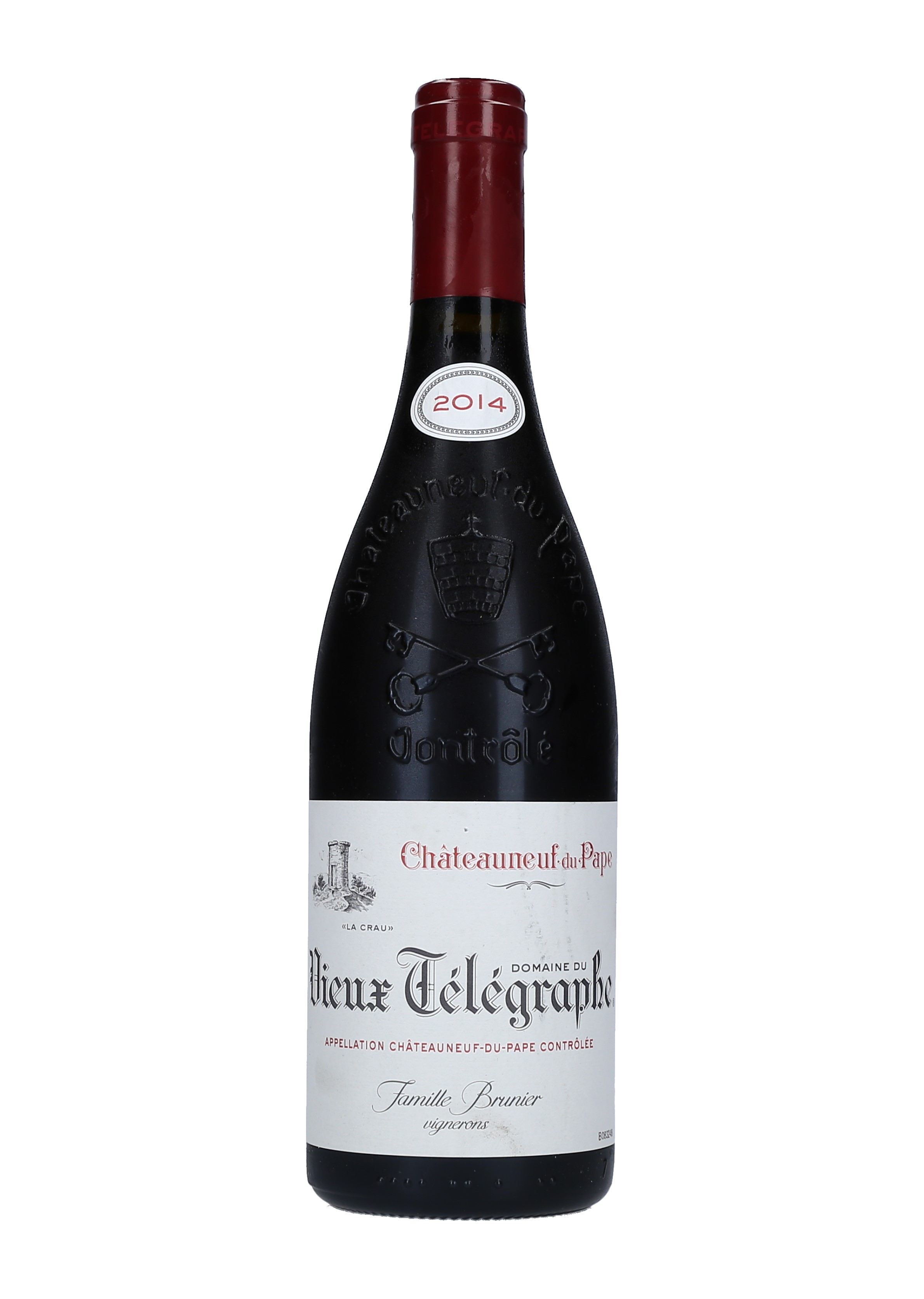 VINO T.CHATEAUNEUF-DU-PAPE TELEGRAPHE 19 CAJA 6/75 CL.