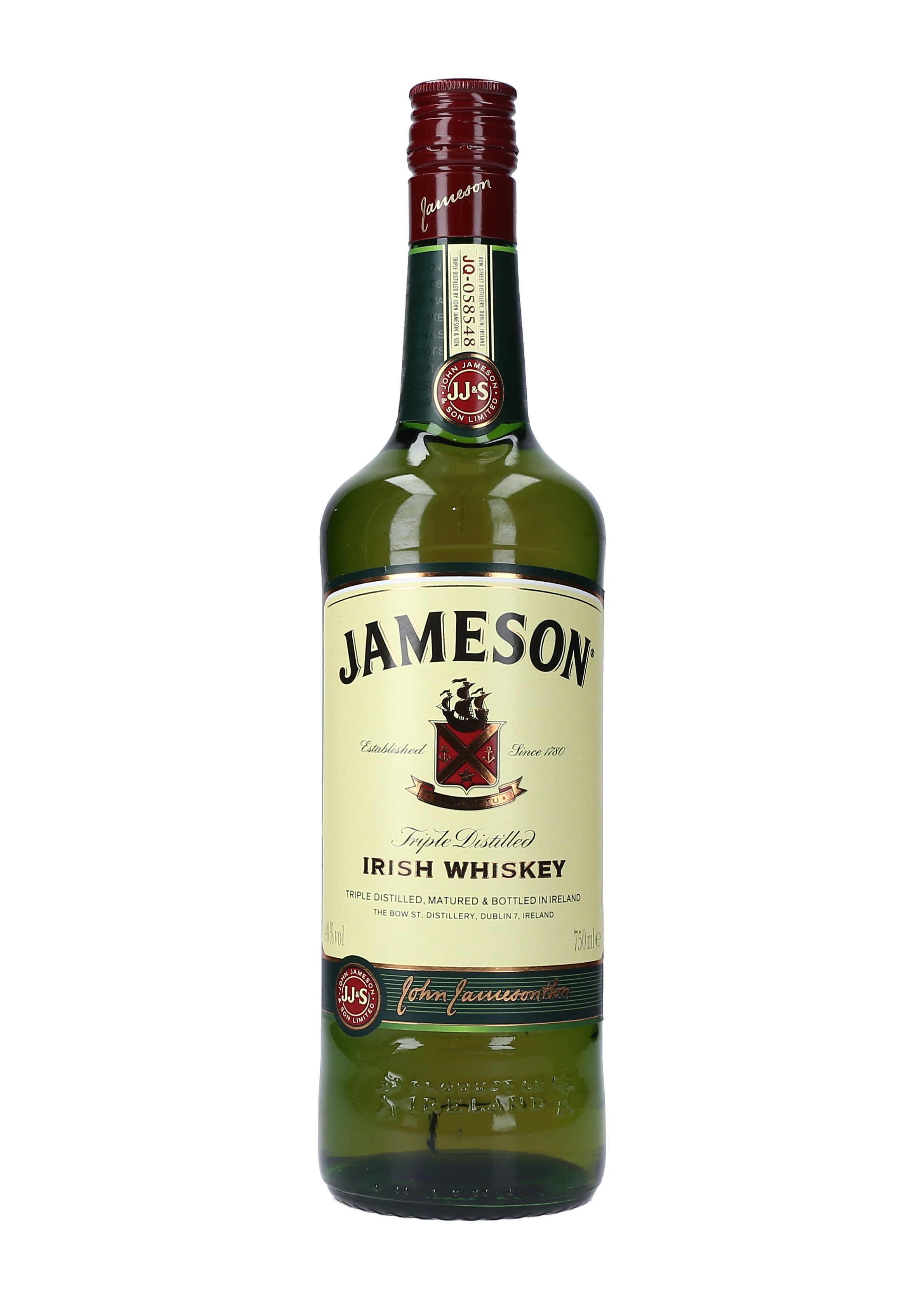 WHISKEY IRLANDES JAMESON CAJA 12/75 CL.