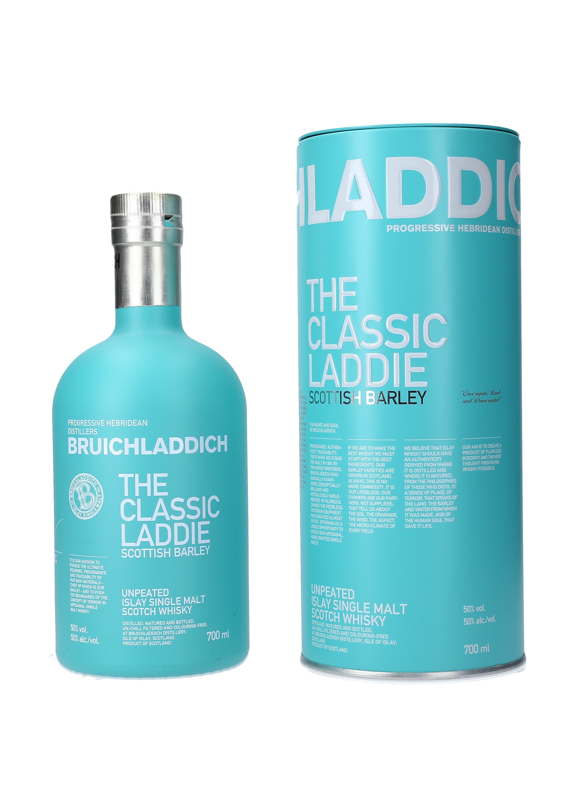 WHISKY ESC ISLAY MALTA CLASSIC LADDIE CAJA 6/70 CL.
