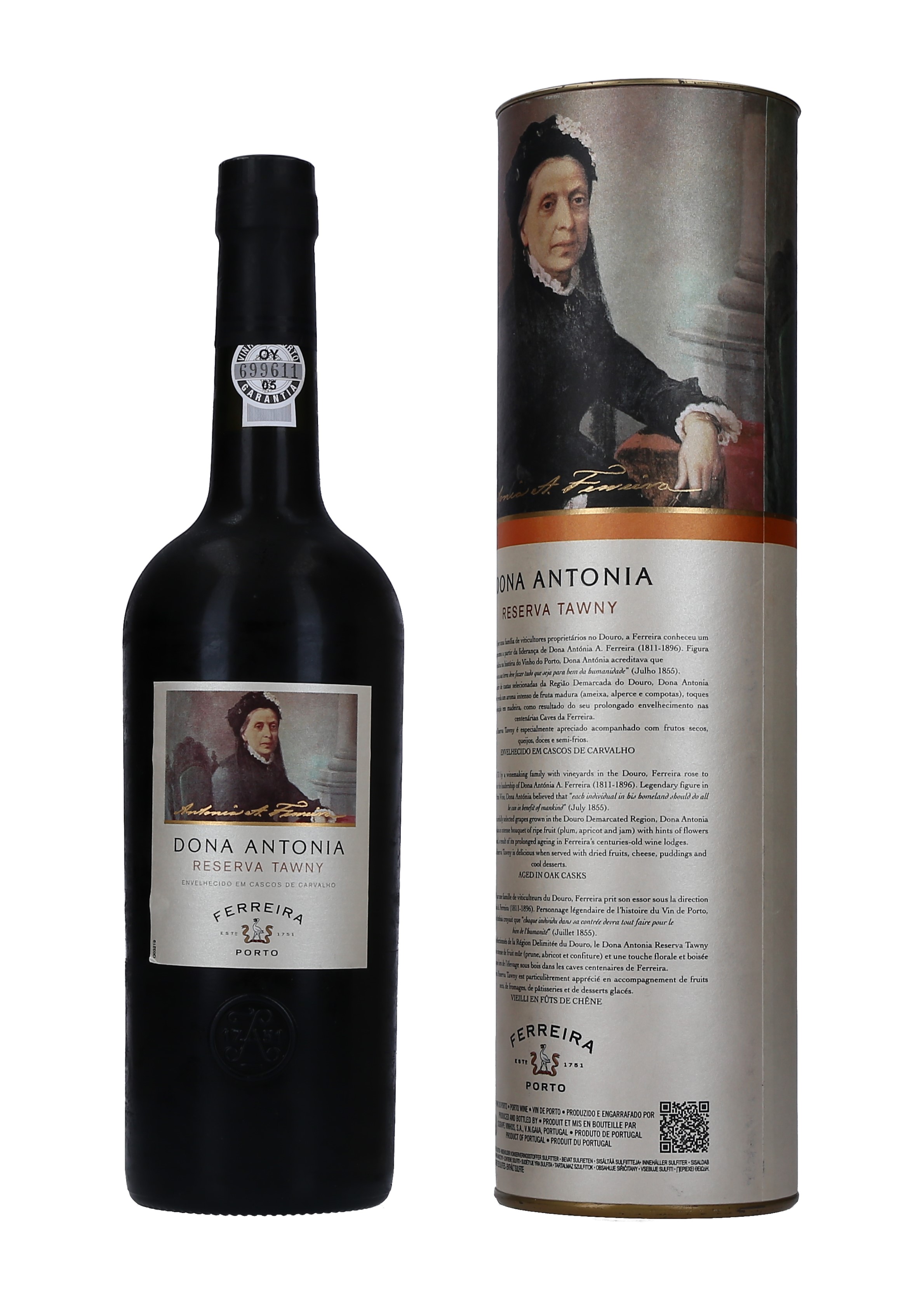 VINO OPORTO RESERVA ANTONIA FERREIRA CAJA 6/75 CL.