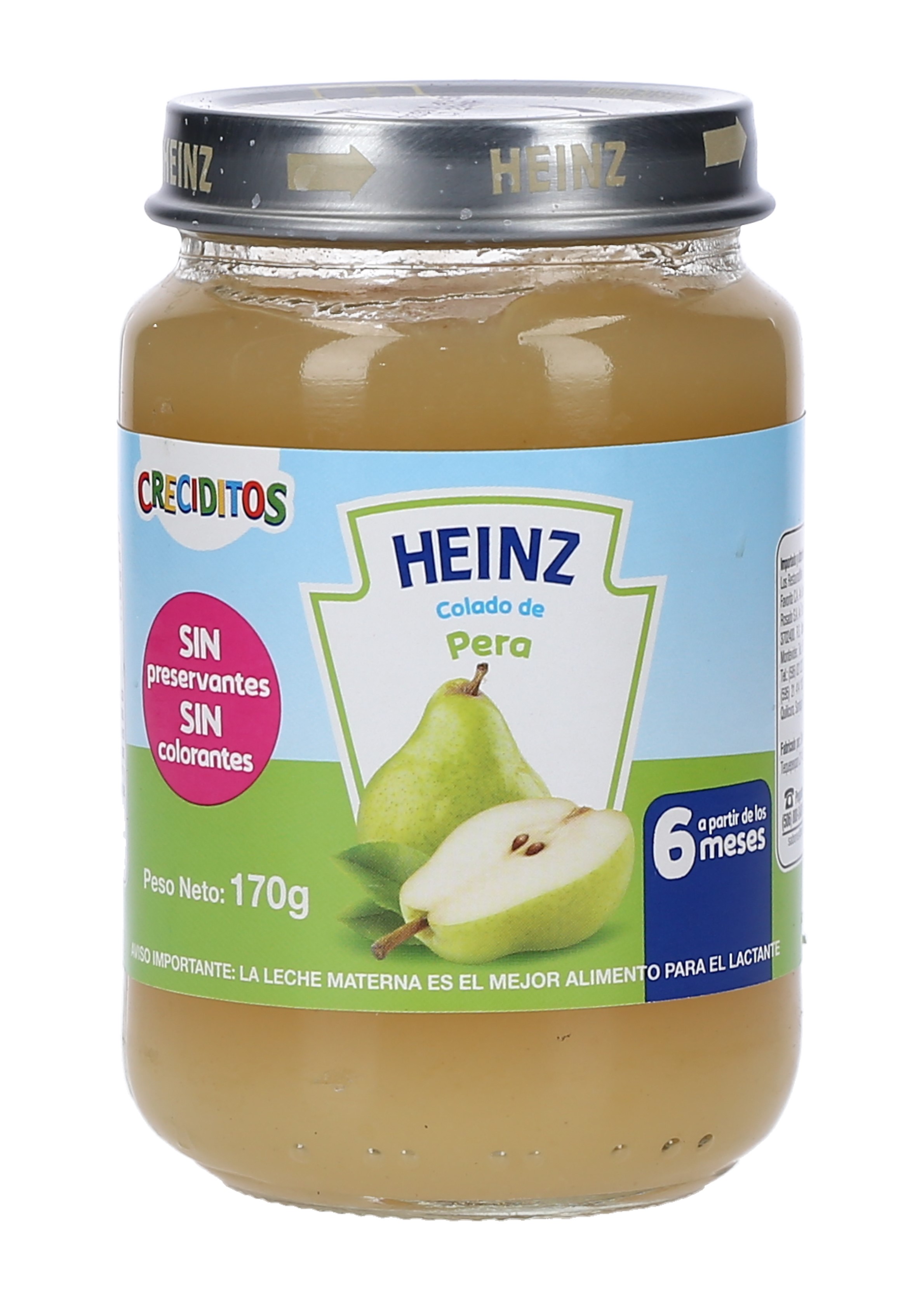 COMPOTA CRECIDITOS PERA HEINZ CAJA 24/170 GRS