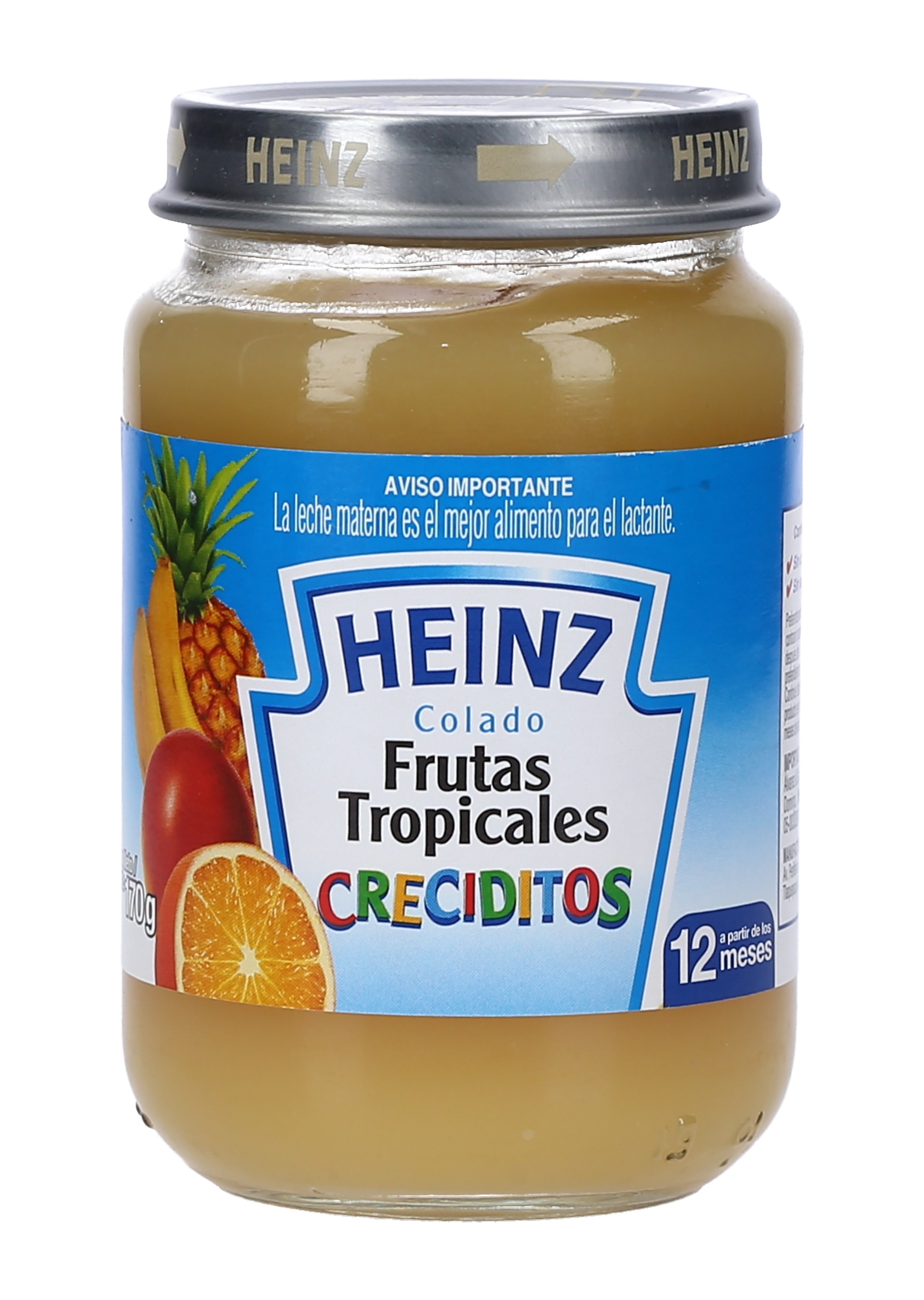 COMPOTA CRECIDITOS FRUTA TROPICAL HEINZ CAJA 24/170 GRS