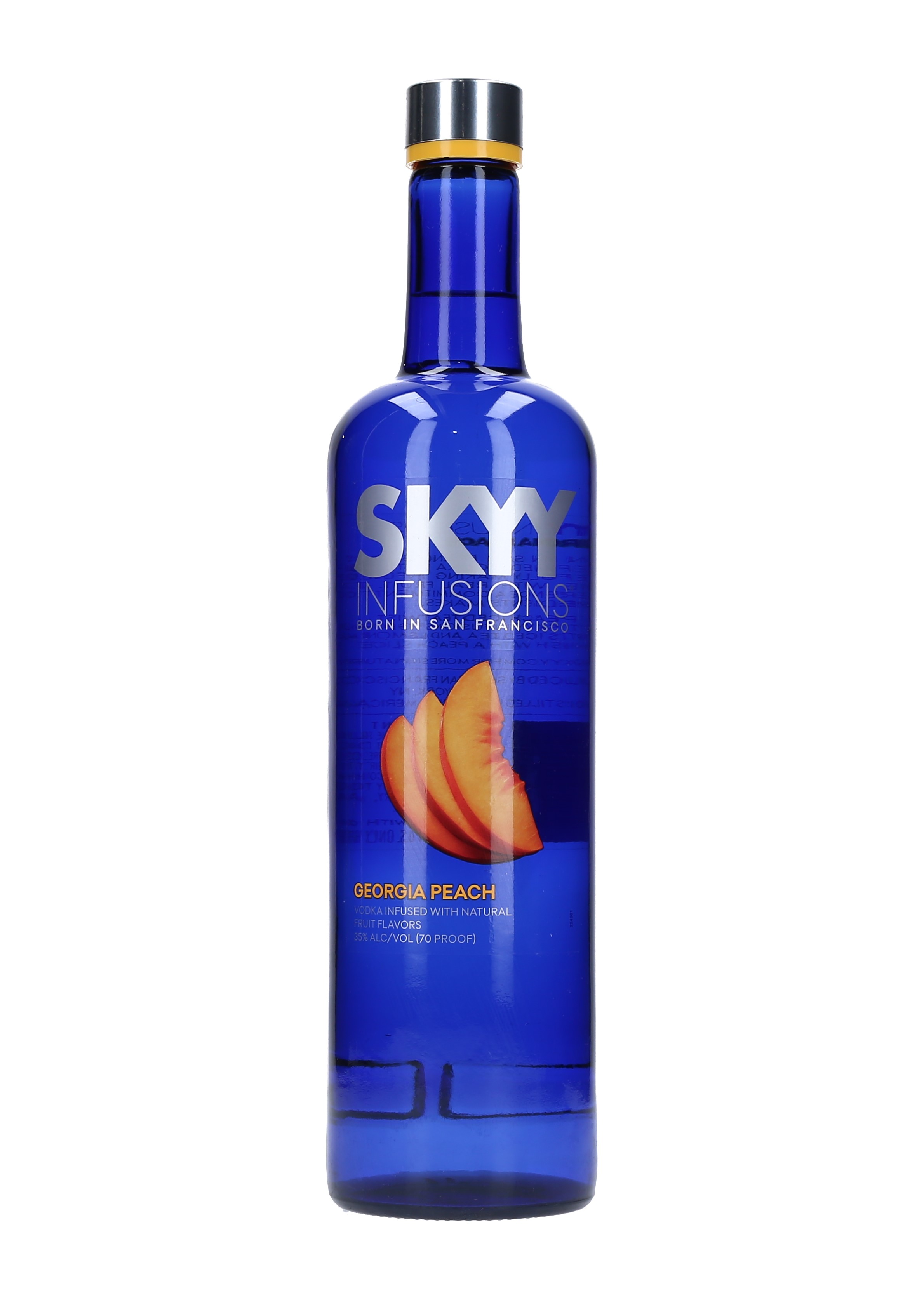 VODKA INFUSIONS PEACH SKYY CAJA 12/75 CL.