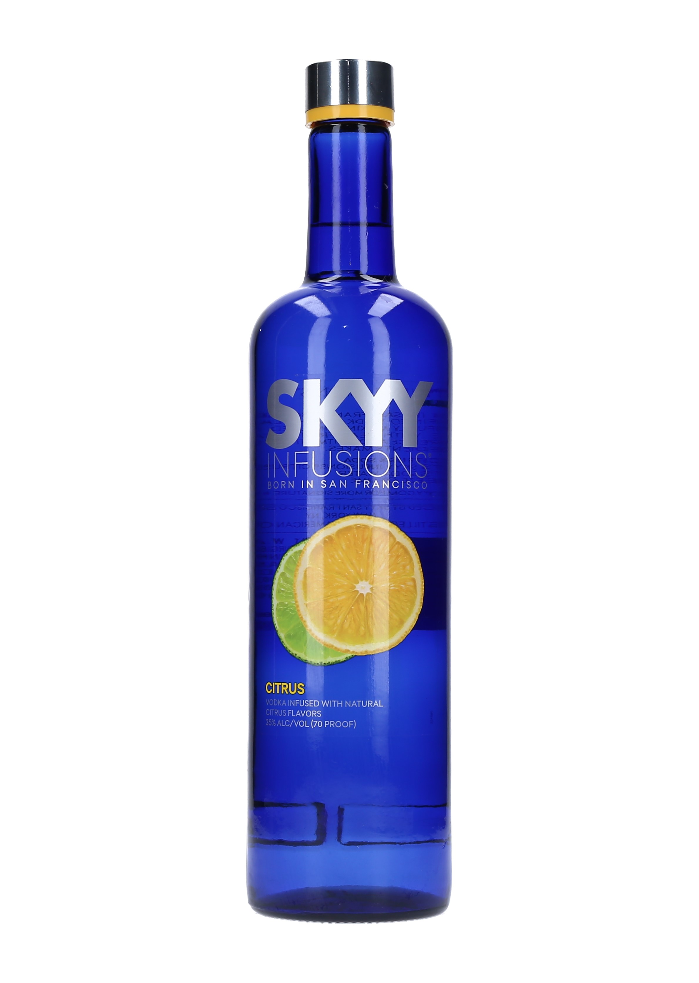 VODKA INFUSIONS CITRUS SKYY CAJA 12/75 CL.