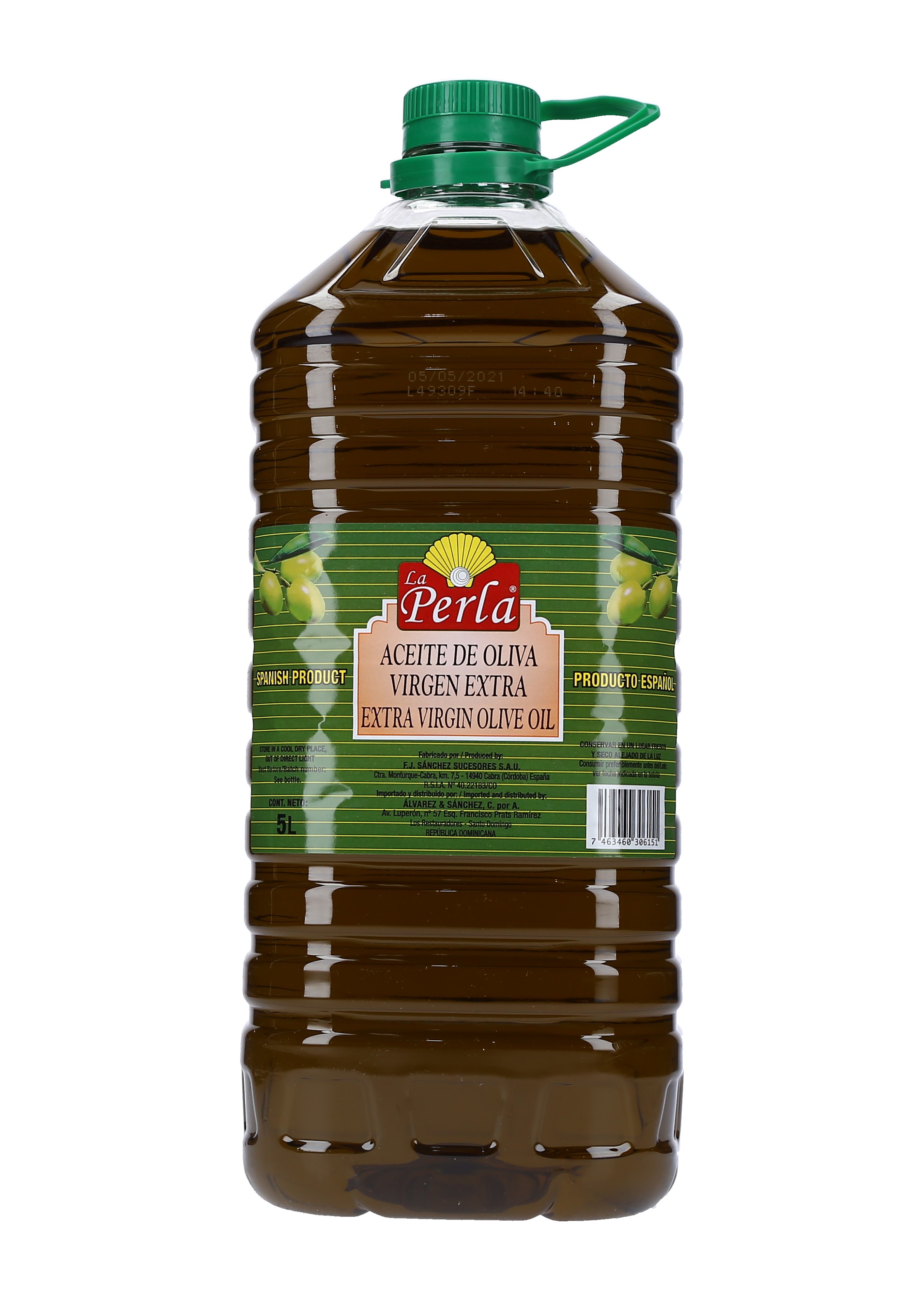 ACEITE DE OLIVA VIRGEN EXTRA LA PERLA CAJA 3/5 LT.