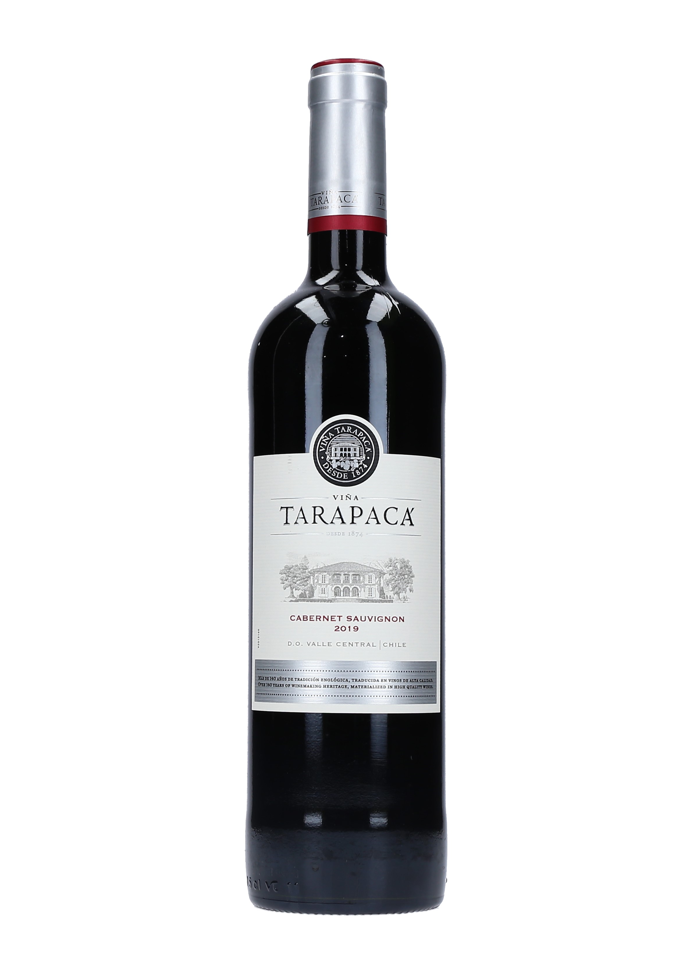 VINO TINTO CABERNET SAUVIGN TARAPACA  22 CAJA 12/75 CL.