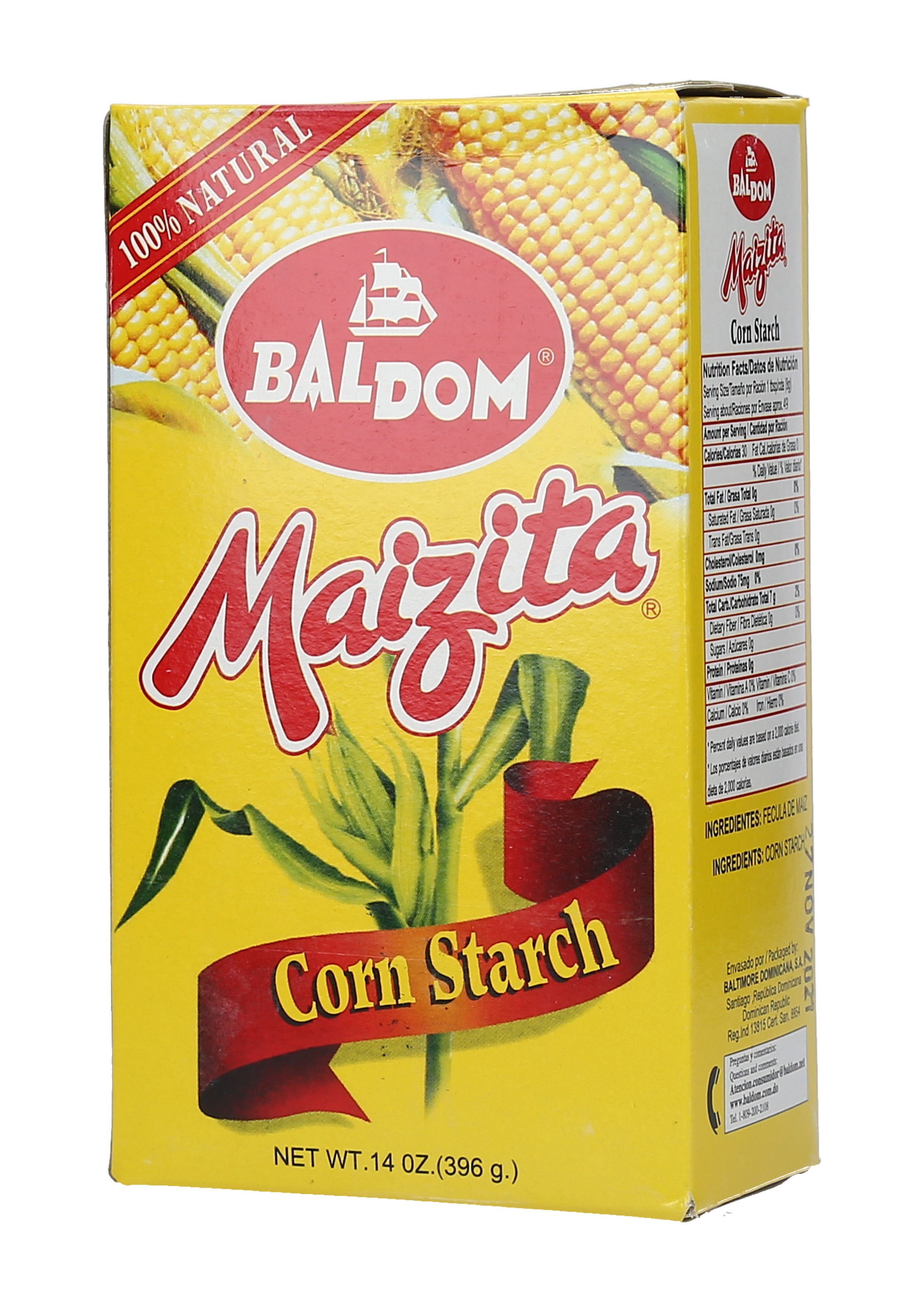 MAIZITA BALDOM - FECULA DE MAIZ CAJA 20/14 OZ.