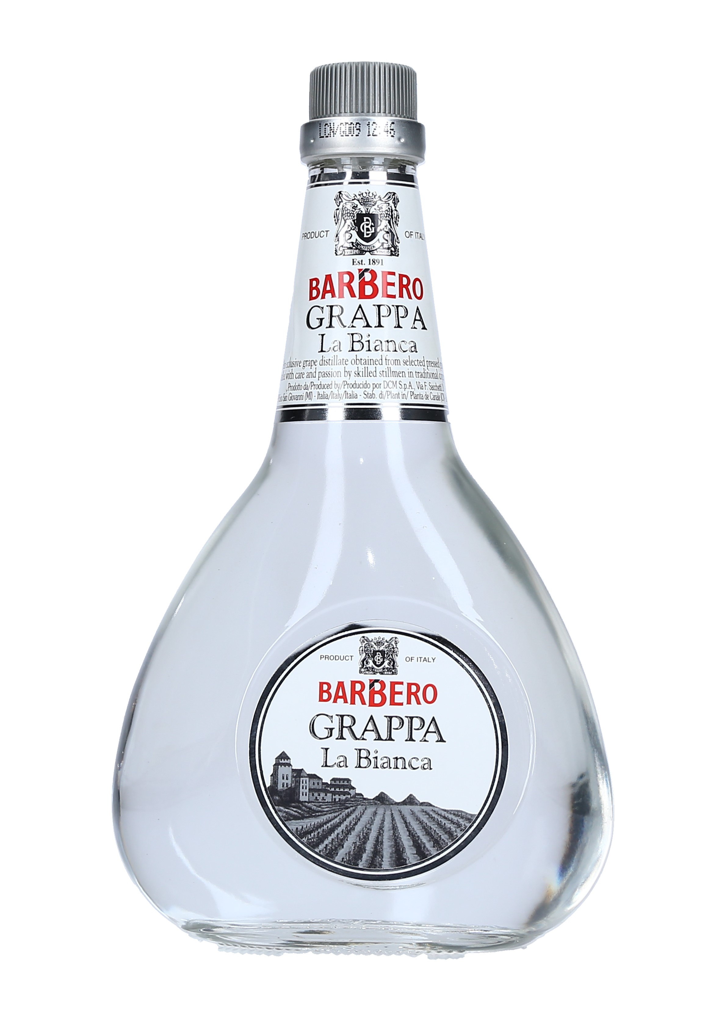 GRAPPA LA BIANCA BARBERO CAJA 6/70 CL.