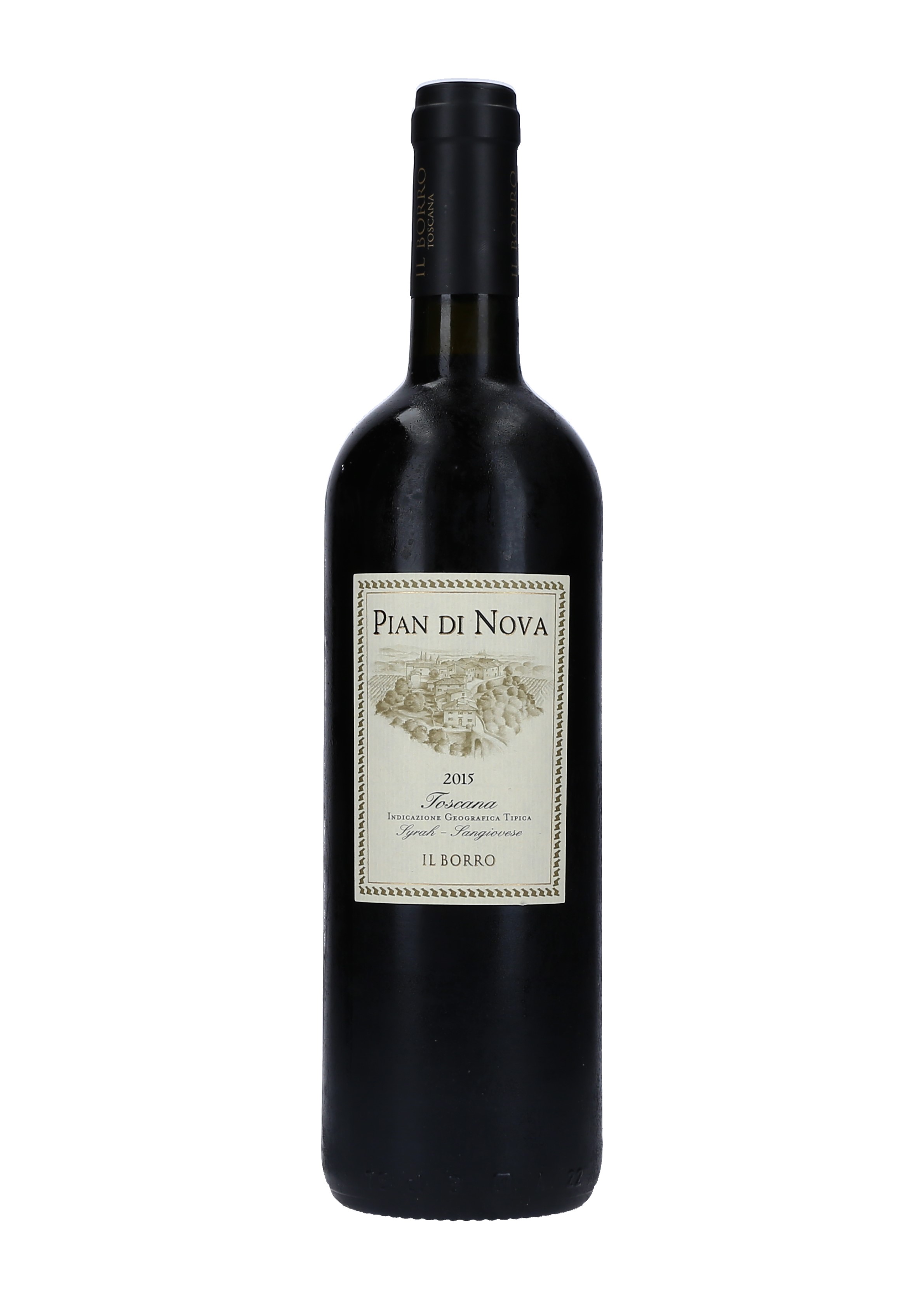 VINO T TOSCANA PIAN DI NOVA IL BORRO  21 CAJA 6/75 CL.