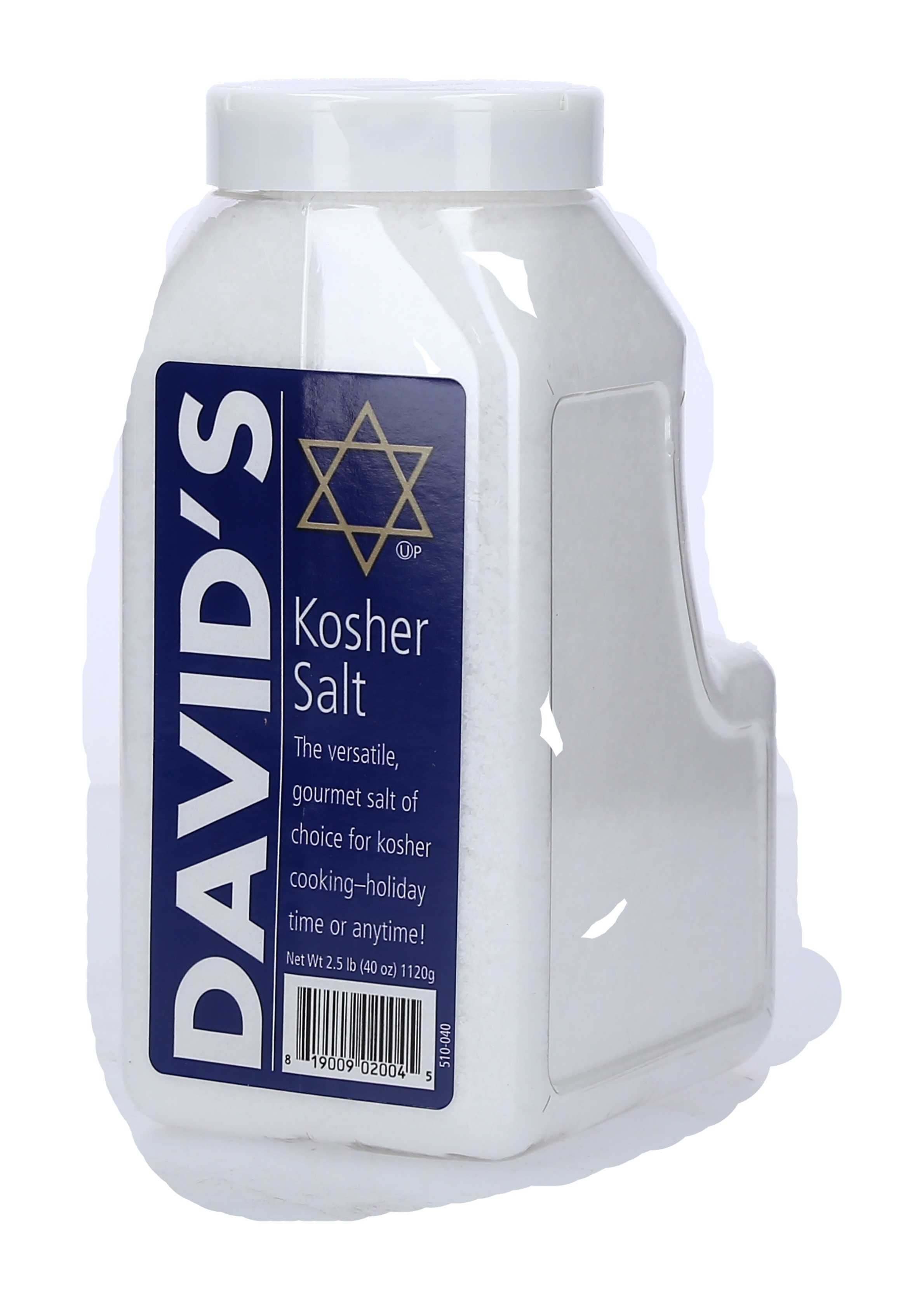 SAL KOSHER MOLIDA DAVID S (TARRO 2.5LB) CAJA 6/40 OZ.